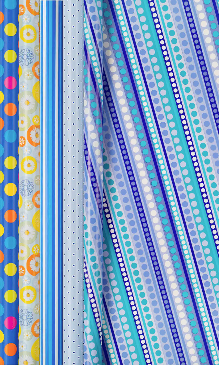 Duni Geschenkpapier Blue Dreams 2 x 0,7 m