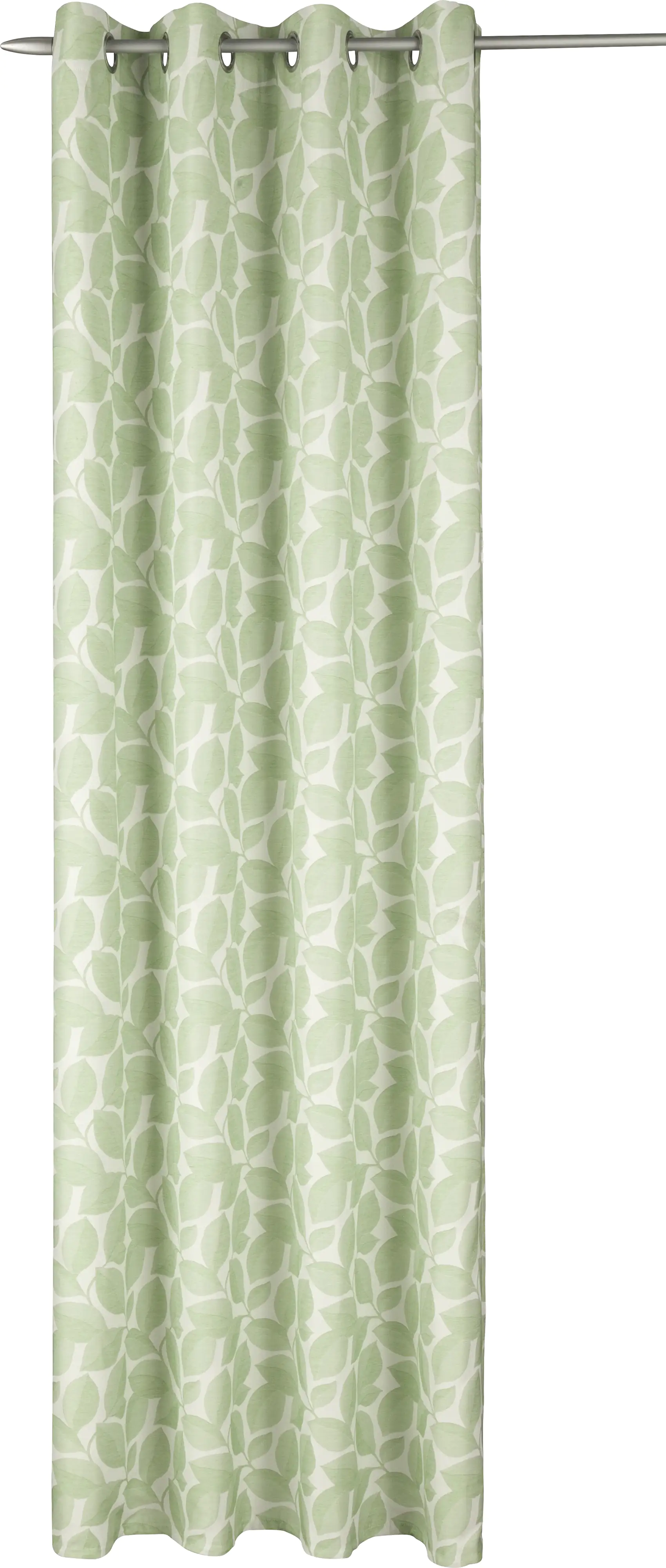 Neusser Collection Ösenschal Blätter grün, 135 x 245 cm