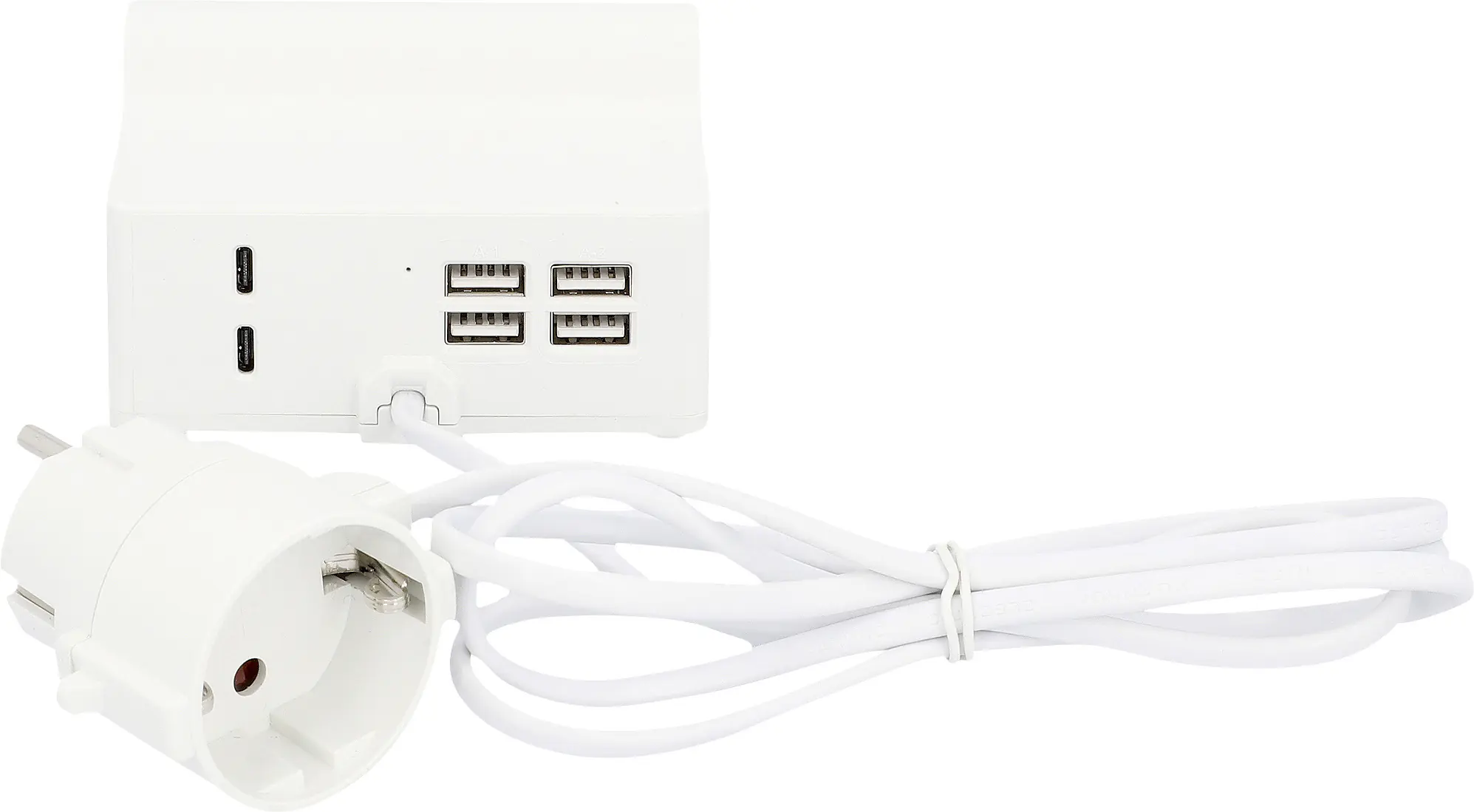 Unitec USB Ladestation A + C mit Halter, 4+2 Unitec USB Ladestation A + C mit Halter, 4+2