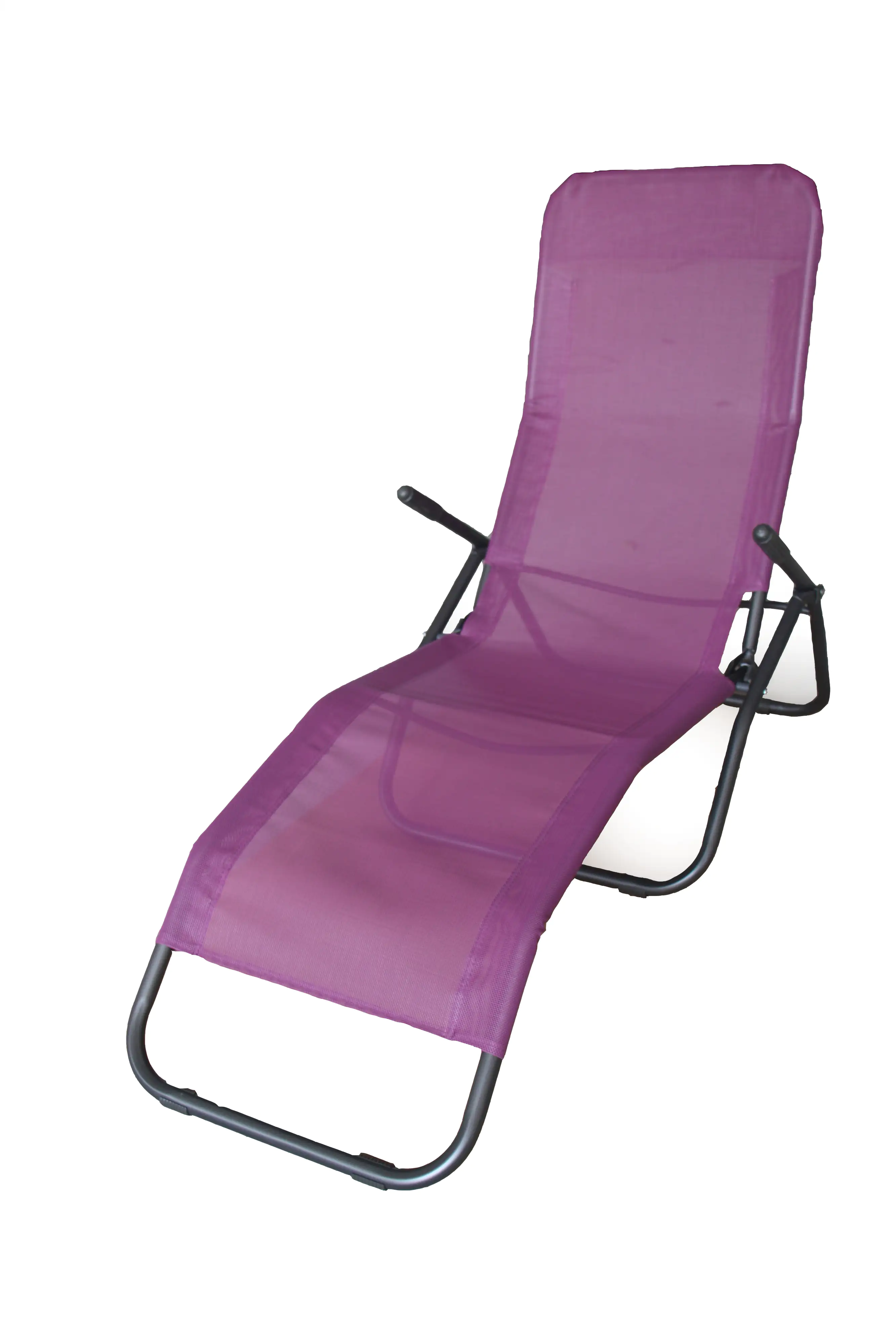 TrendLine Relaxliege Textilenbespannung, brombeer