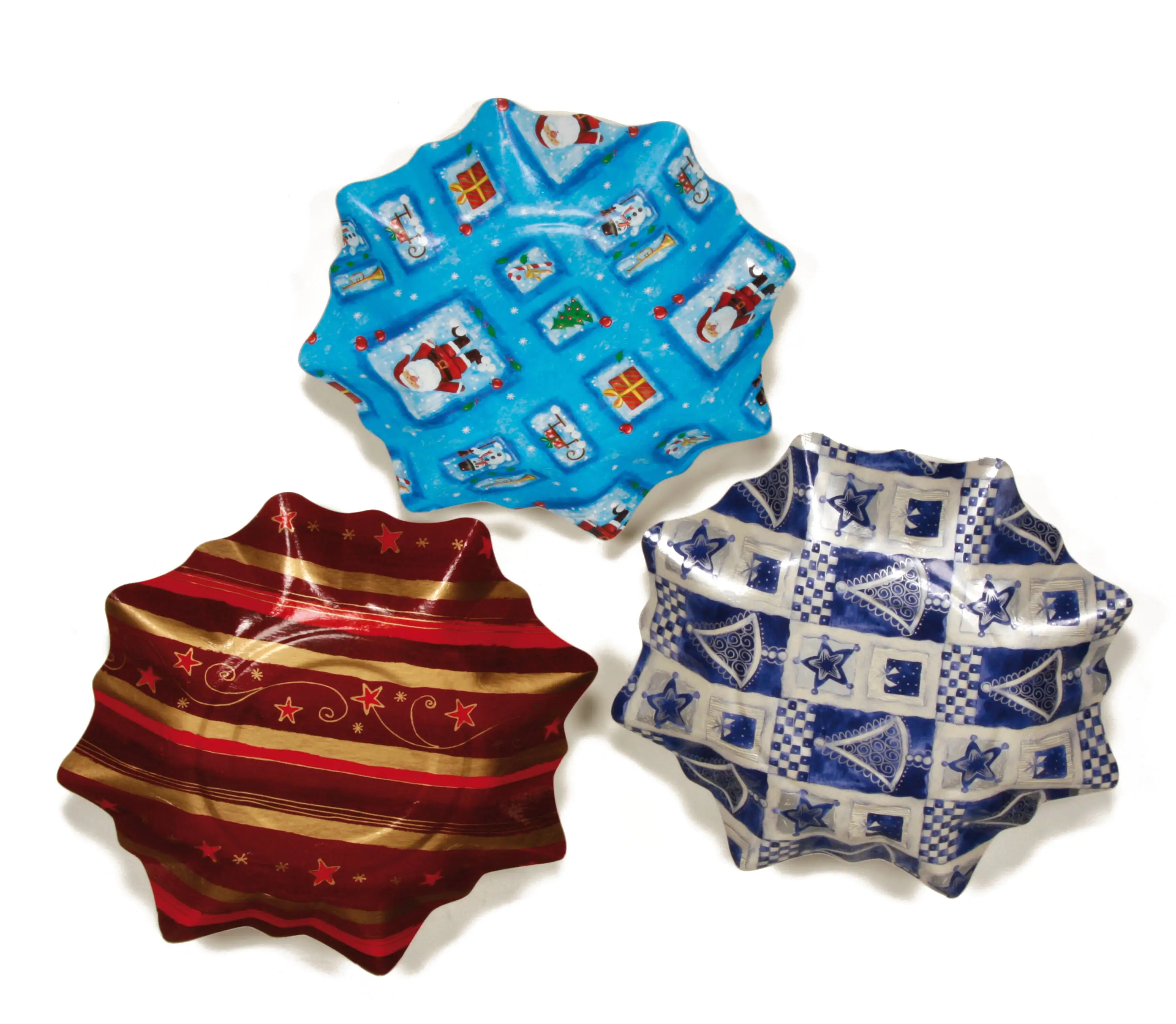 4004942115149 Riffelmacher Pappteller Stern Ø 31 cm 3 Stück