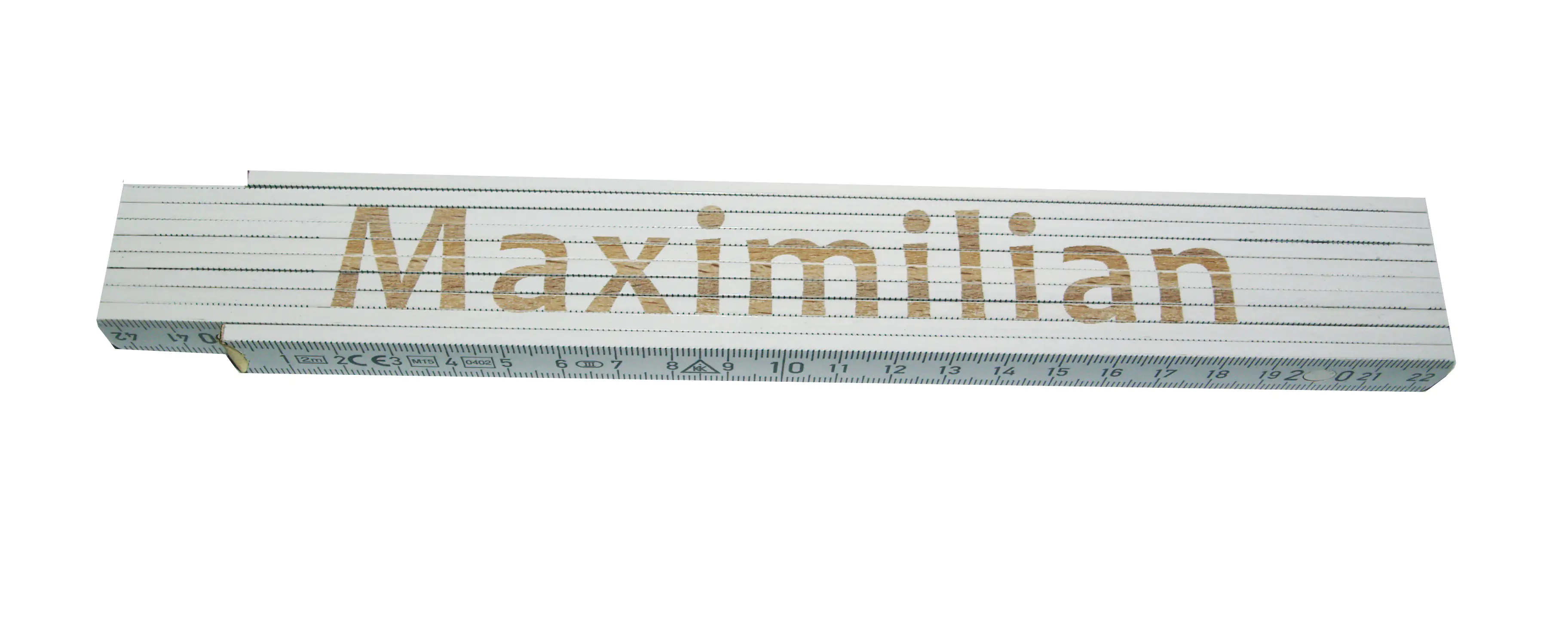 Zollstock Maximilian 2 m weiß