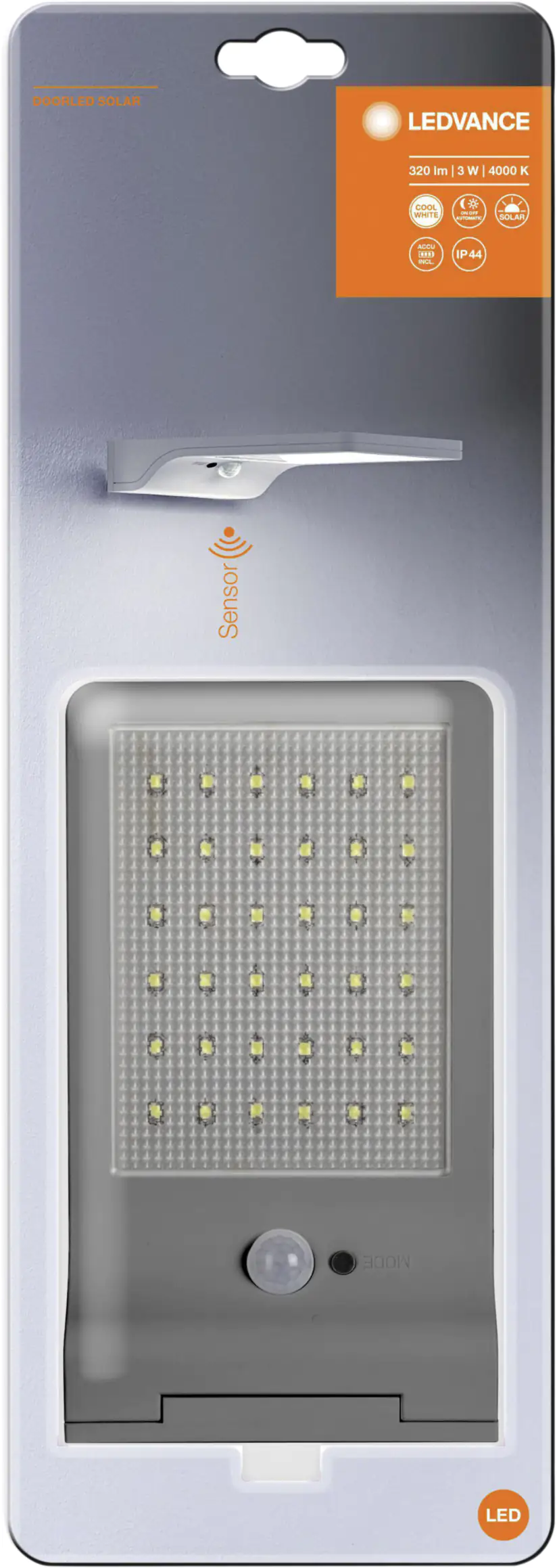 Ledvance LED Solarleuchte Door silber Ledvance LED Solarleuchte Door silber