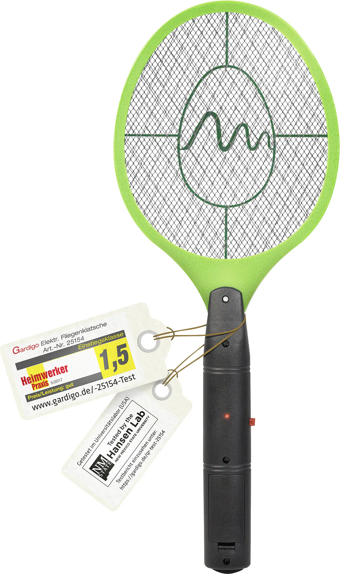 Gardigo elektrische Fliegenklatsche grün/schwarz