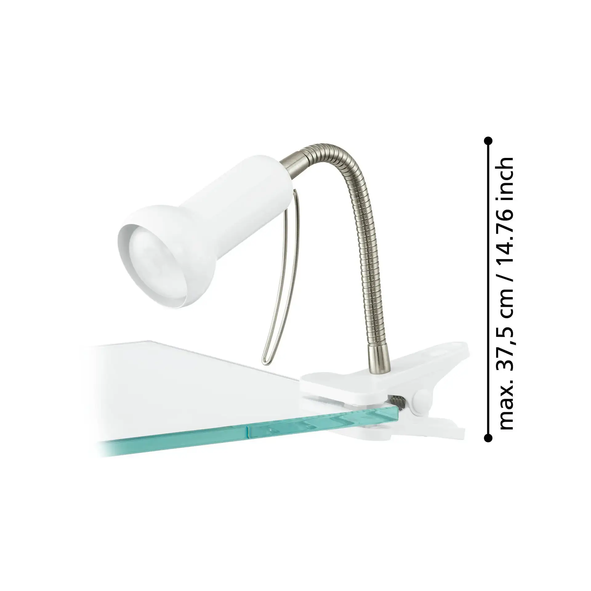 Eglo Klemmleuchte Fabio E14 weiß