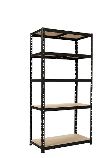 Metallsteckregal 180 x 90 x 40 cm 5 Holzböden 875 kg