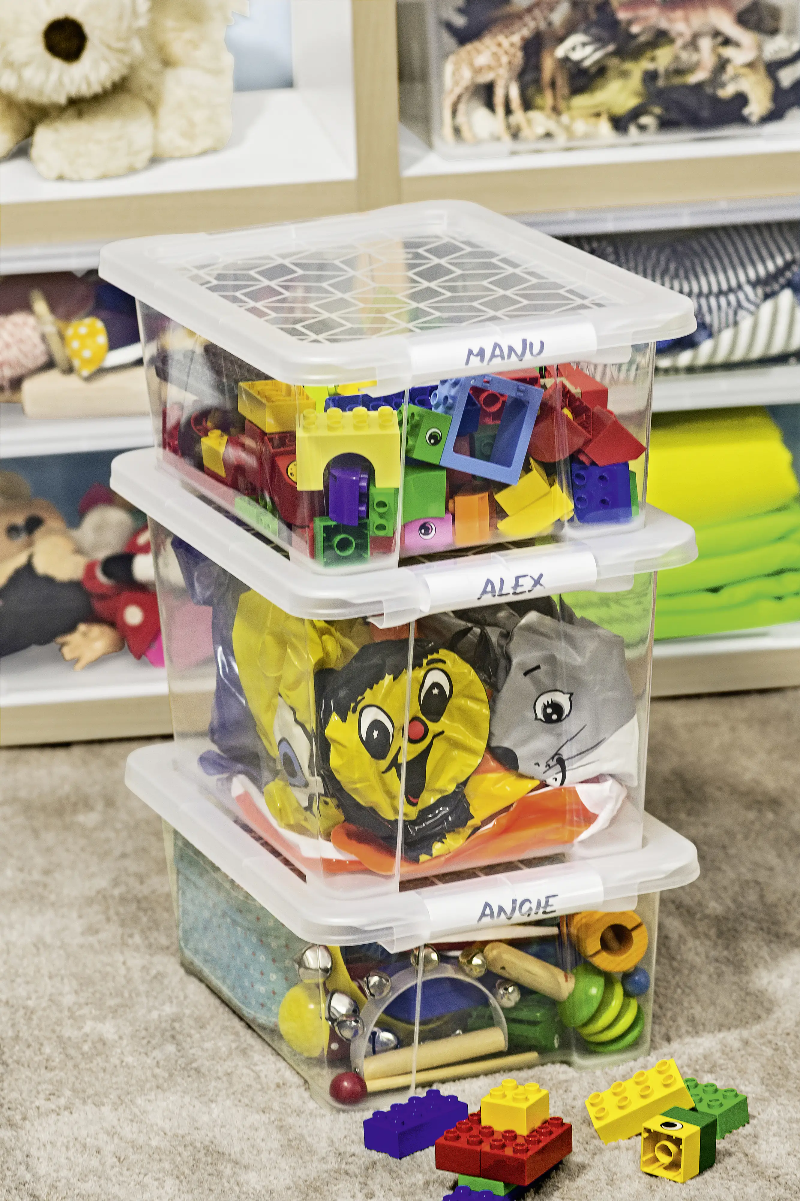 7610859170118_1503119 Rotho Aufbewahrungsbox EVO Easy 15 L transparent 38,7 x 27,9 x 22,8 cm