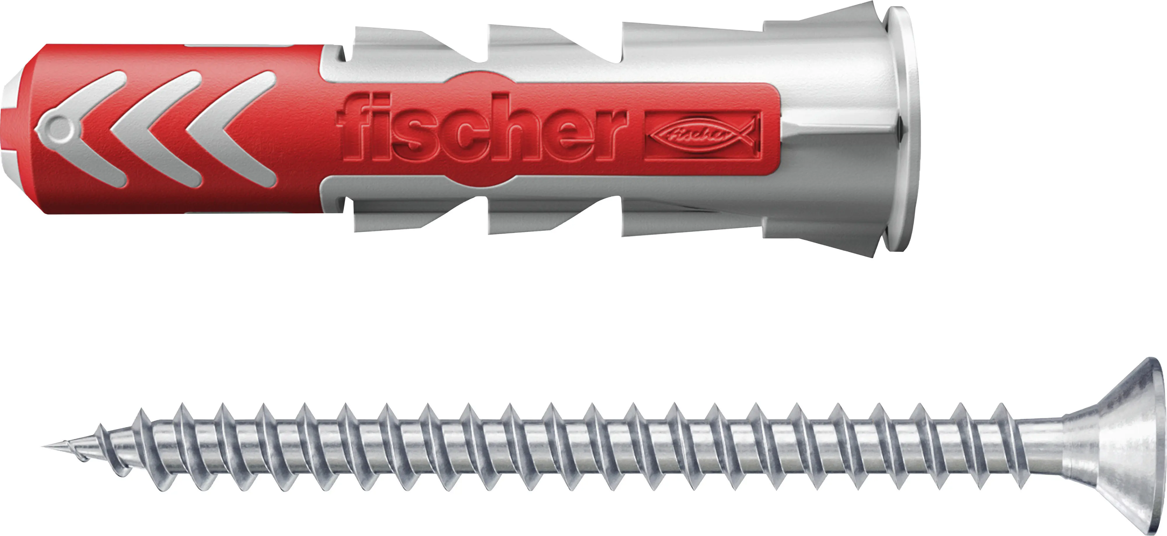 Fischer Dübel-Set DuoPower S 6 x 30 mm mit Schraube - 12 Stück