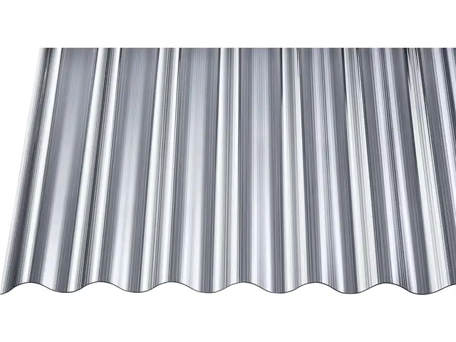 Gutta Polycarbonat-Wellplatte Sinus 76/18 400 x 90 cm 1,4 mm anthrazit