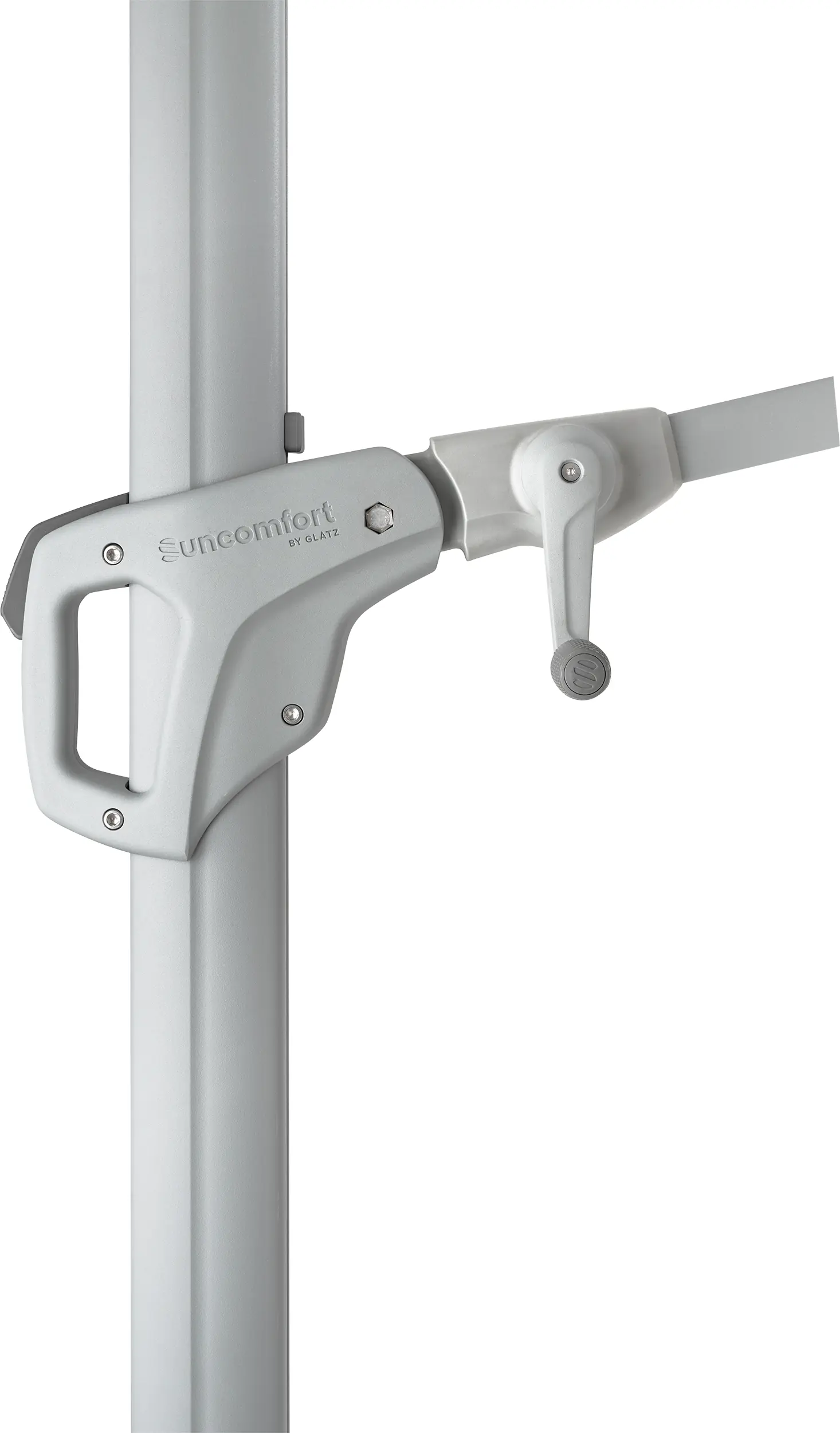 Suncomfort Sonnenschirm Familyflex steingrau Ø 300 cm