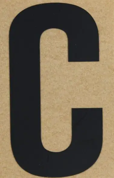 Conacord Klebebuchstabe 65 x 100 mm