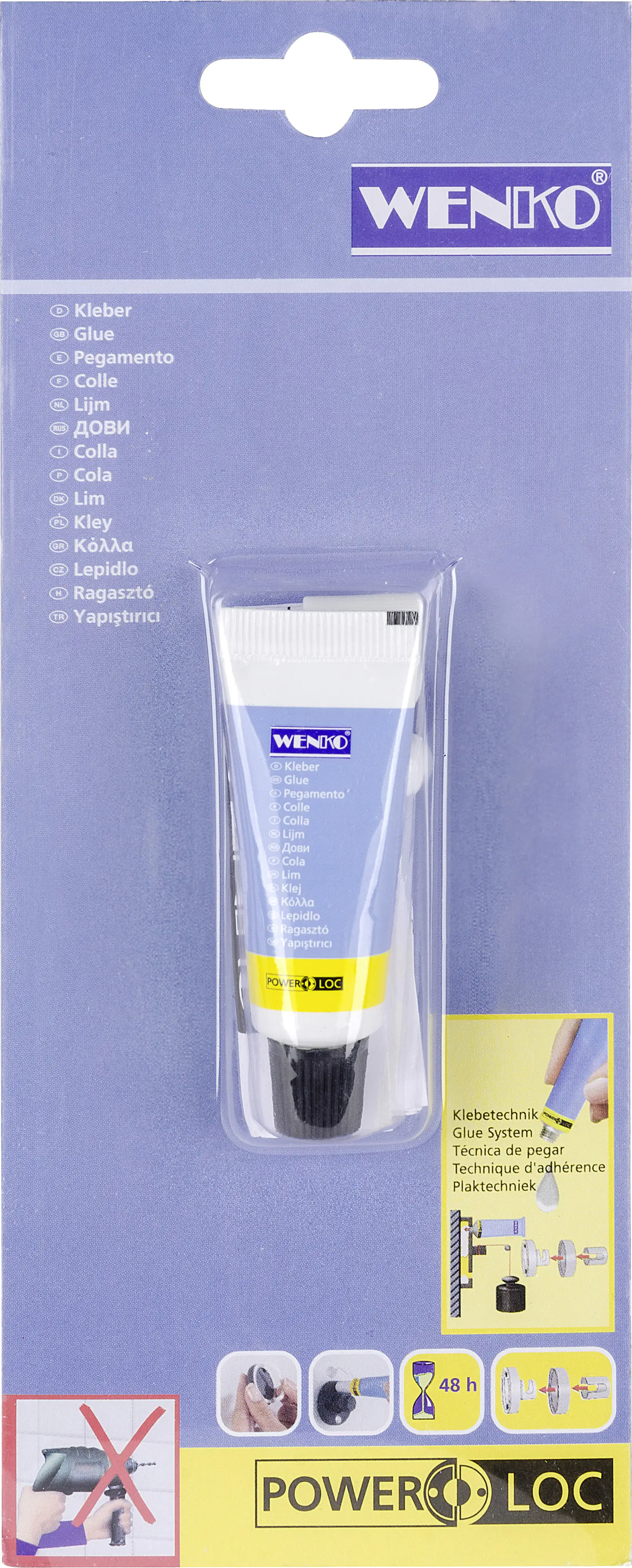 Wenko Power-Loc Kleber 10 ml belastbar bis 80 kg