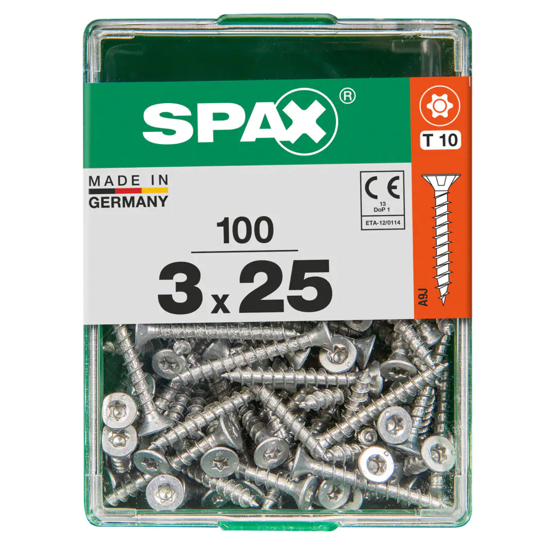 Spax Universalschrauben 3.0 x 25 mm TX 10 - 100 Stk.