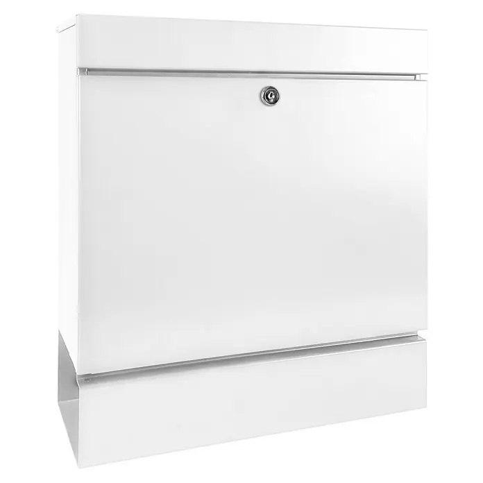 Burg-Wächter Briefkasten Seattle Stahl 40,5 x 36,4 cm weiß