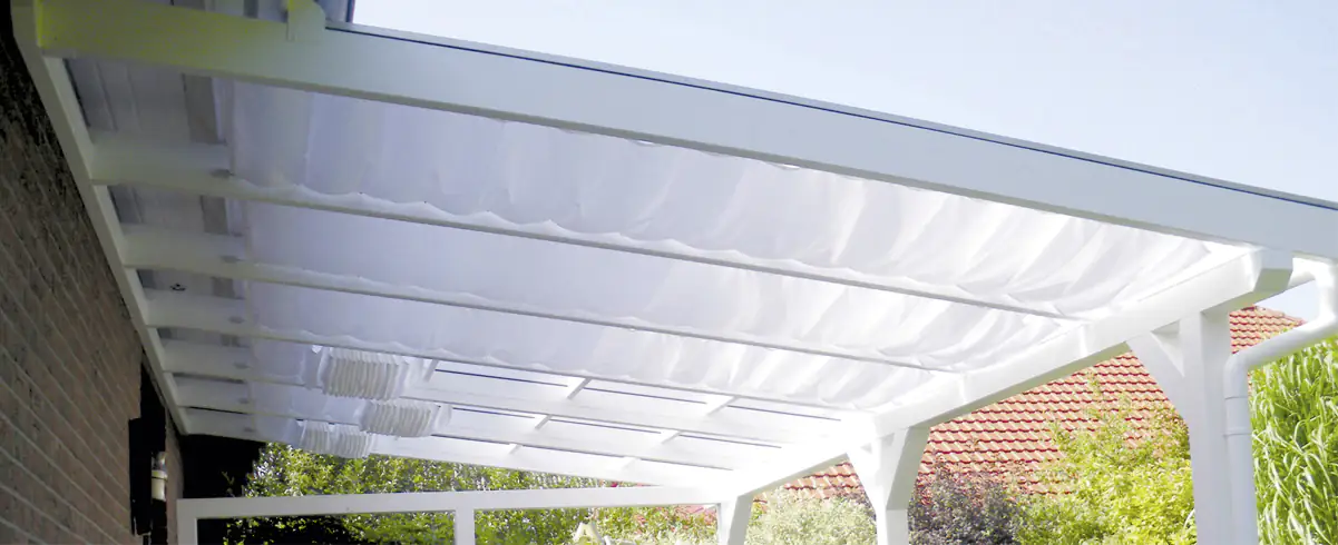 SKAN HOLZ Sonnensegel für Breite 648 cm, Tiefe 357/389/400 cm