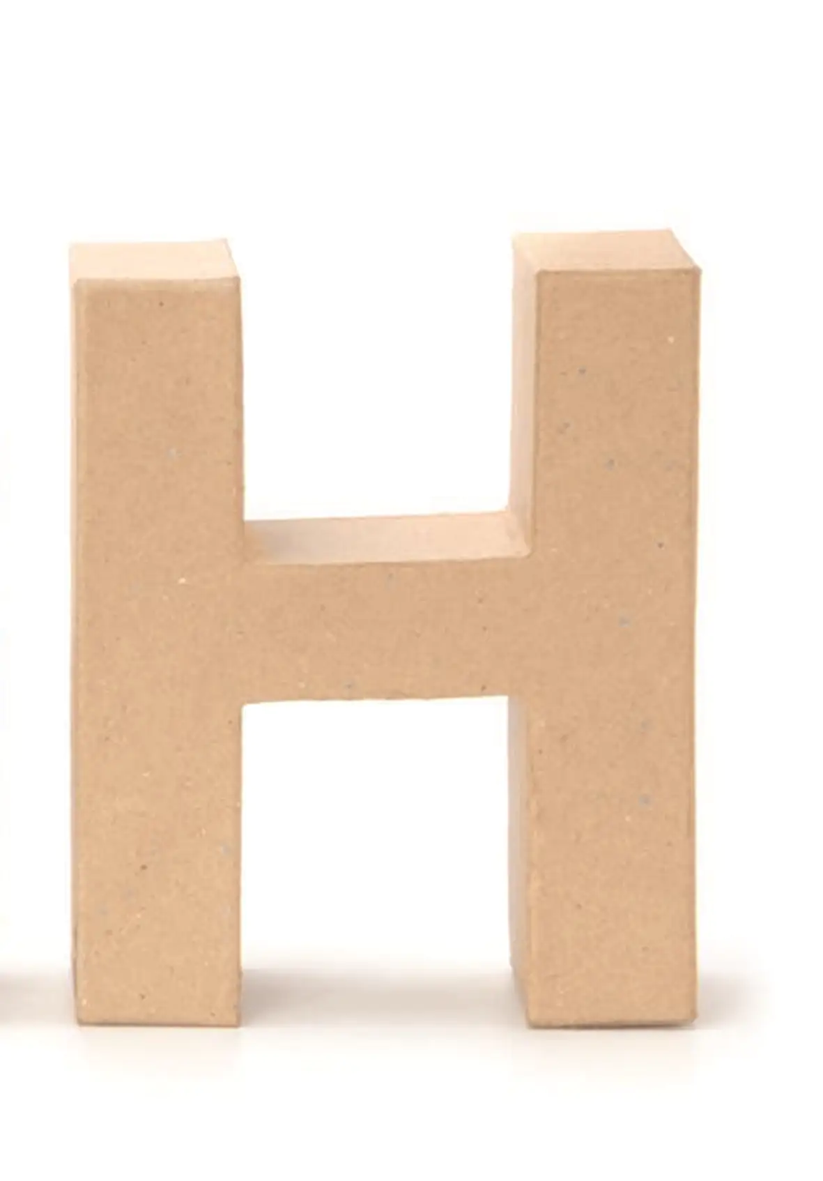 Glorex Papp-Buchstabe H 17,5 x 5,5 cm