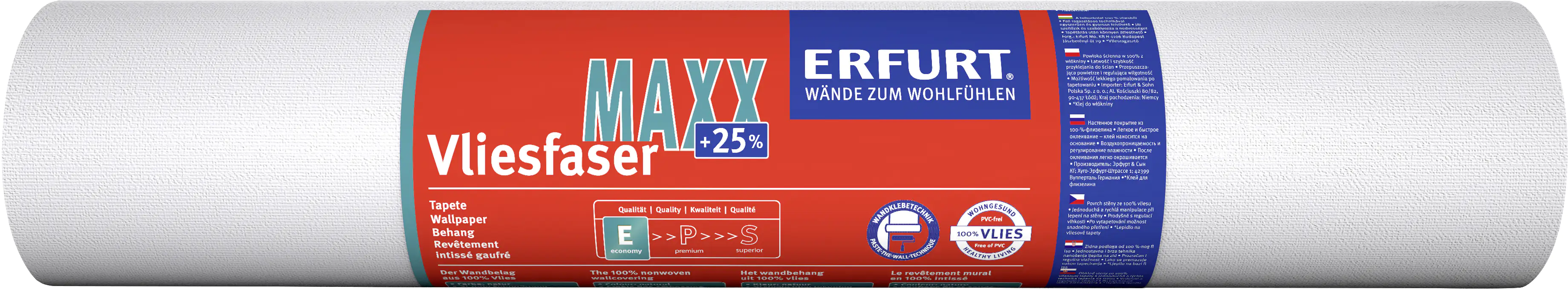 Erfurt Vliesfaser Maxx Economy Flax 100 weiß 12,5 x 0,53 m Erfurt Vliesfaser Maxx Economy Flax 100 weiß 12,5 x 0,53 m