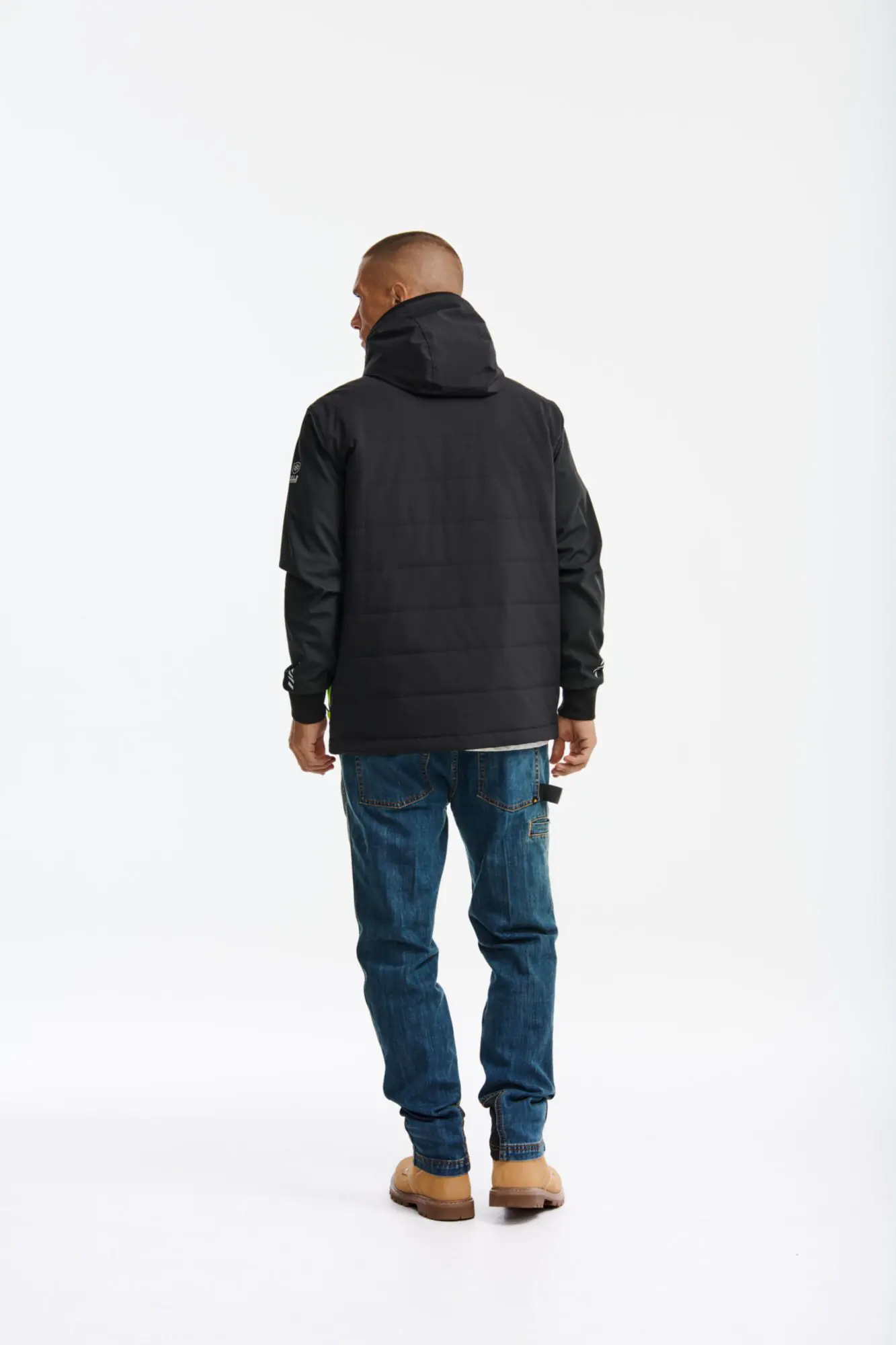 CAT Winterjacke Tech Hybrid schwarz