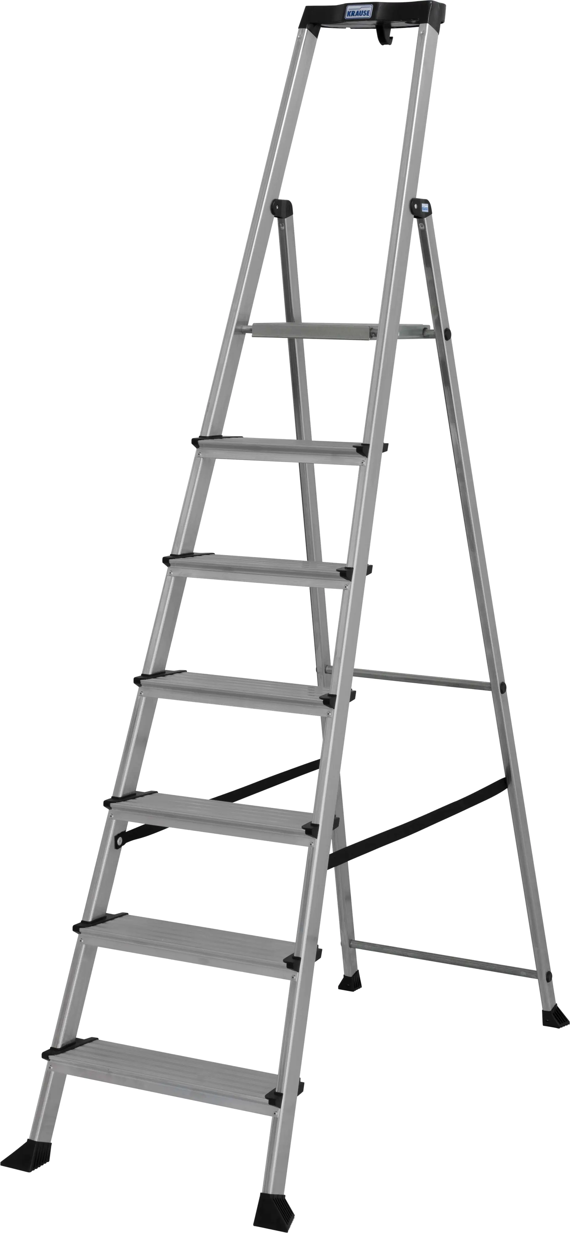 Krause Aluminium Stufen-Stehleiter Sepuro 7 Stufen mit Ablageschale 3,50 m Krause Aluminium Stufen-Stehleiter Sepuro 7 Stufen mit Ablageschale 3,50 m