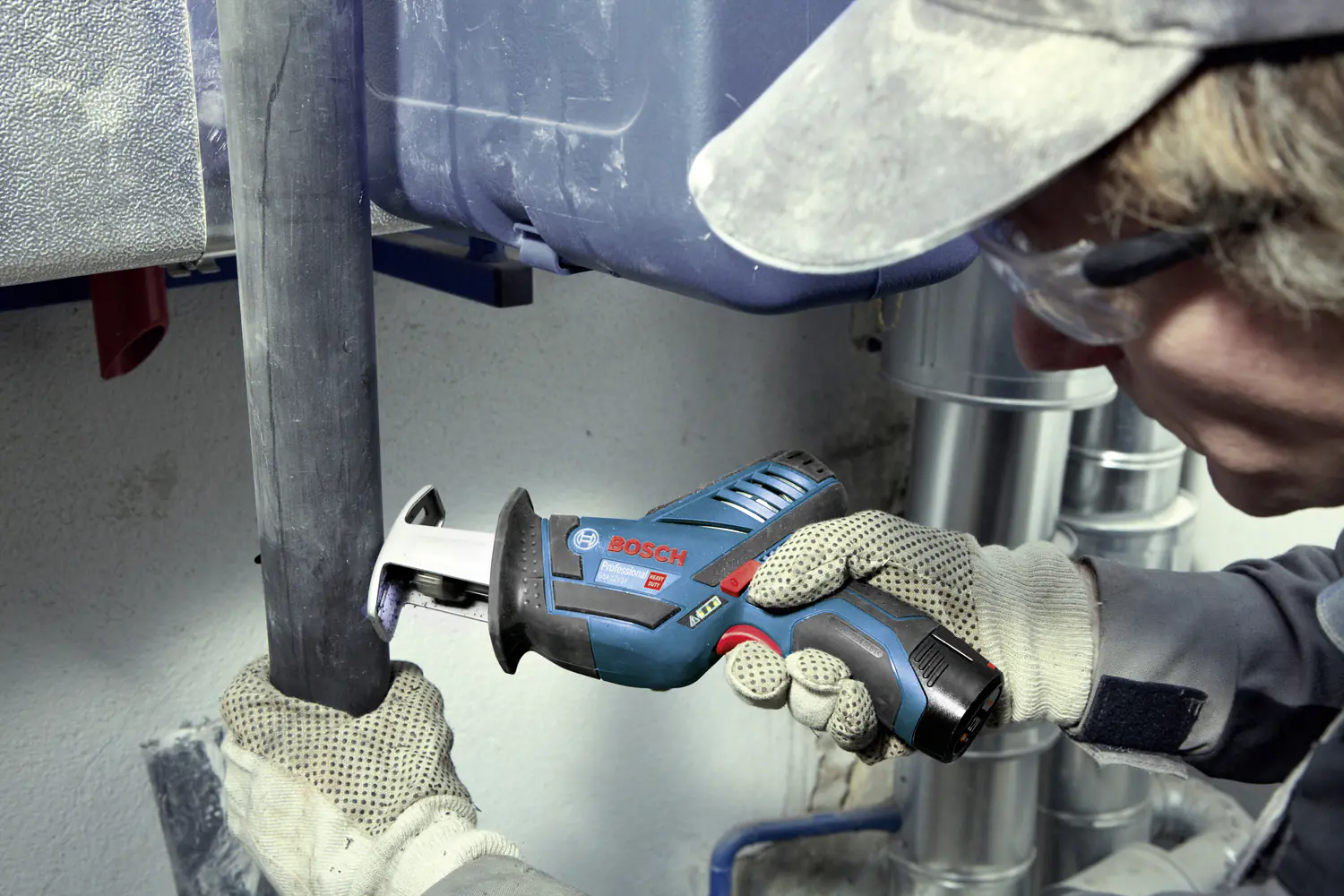 Bosch Professional Akku-Säbelsäge GSA 12V-14 2-Gang Solo
