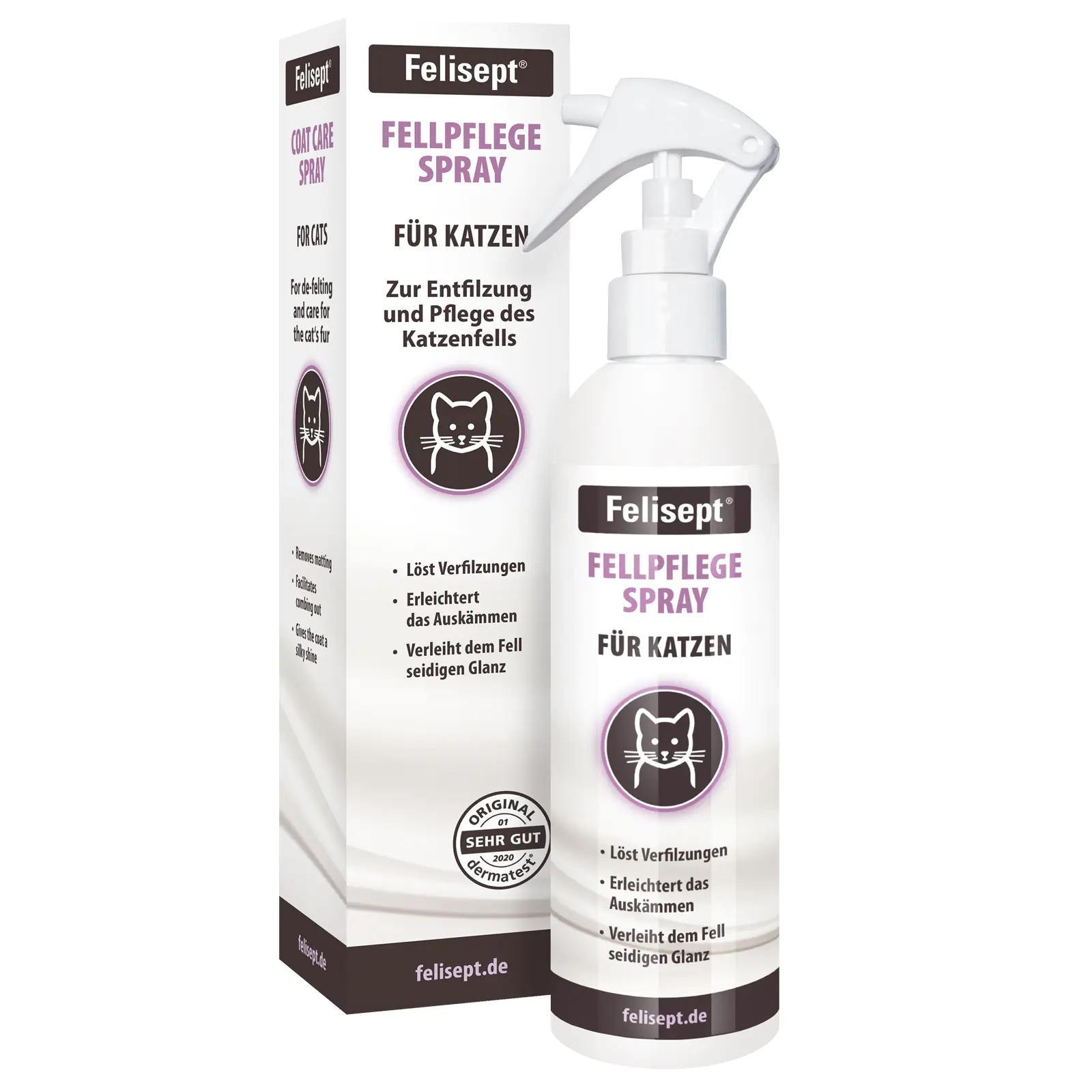 Felisept Fellpflegespray für Katzen 250 ml
