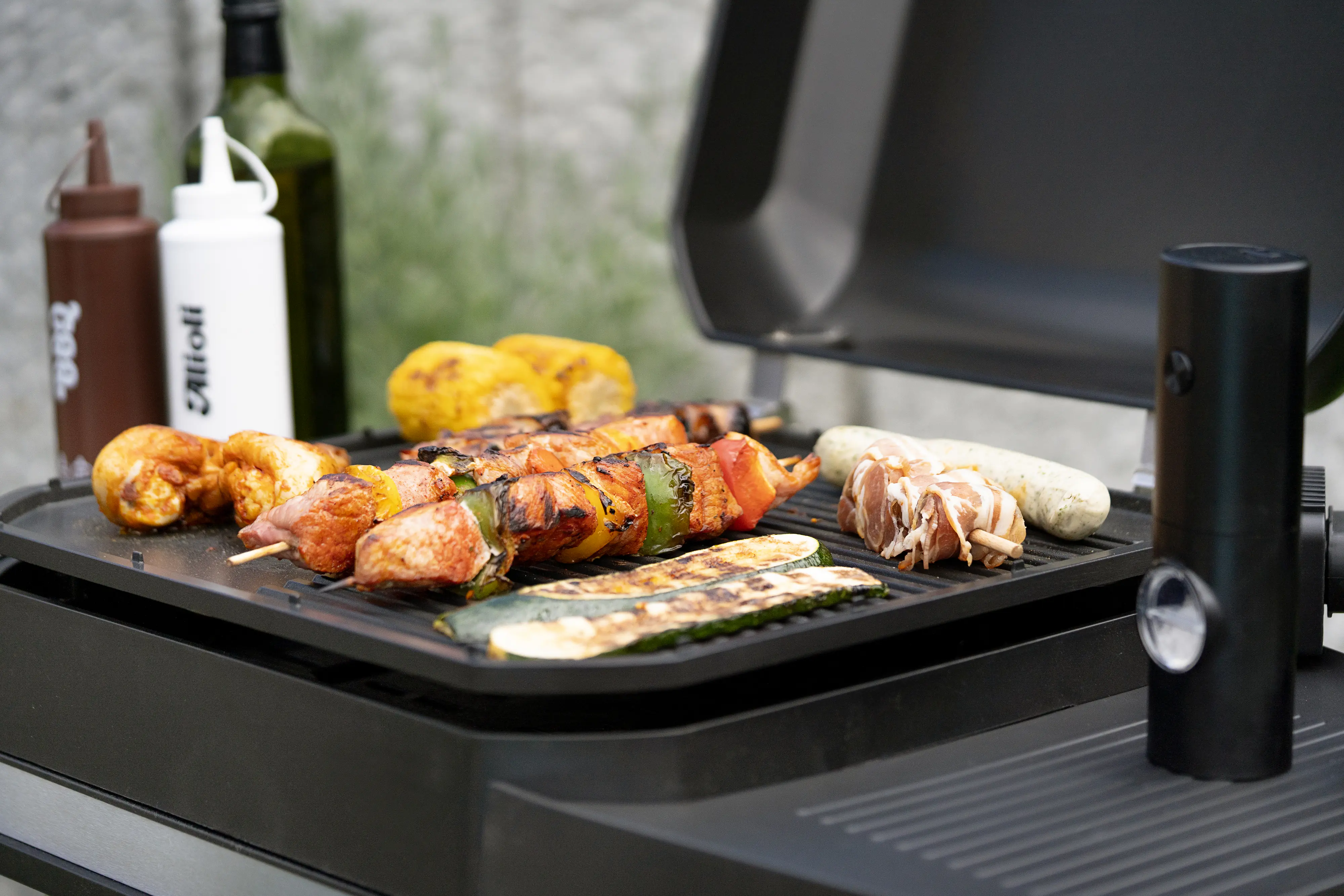Unold Barbecue Stand-Tisch Elektrogrill Jimmy 58585 Grillfläche: 40 x 35 cm