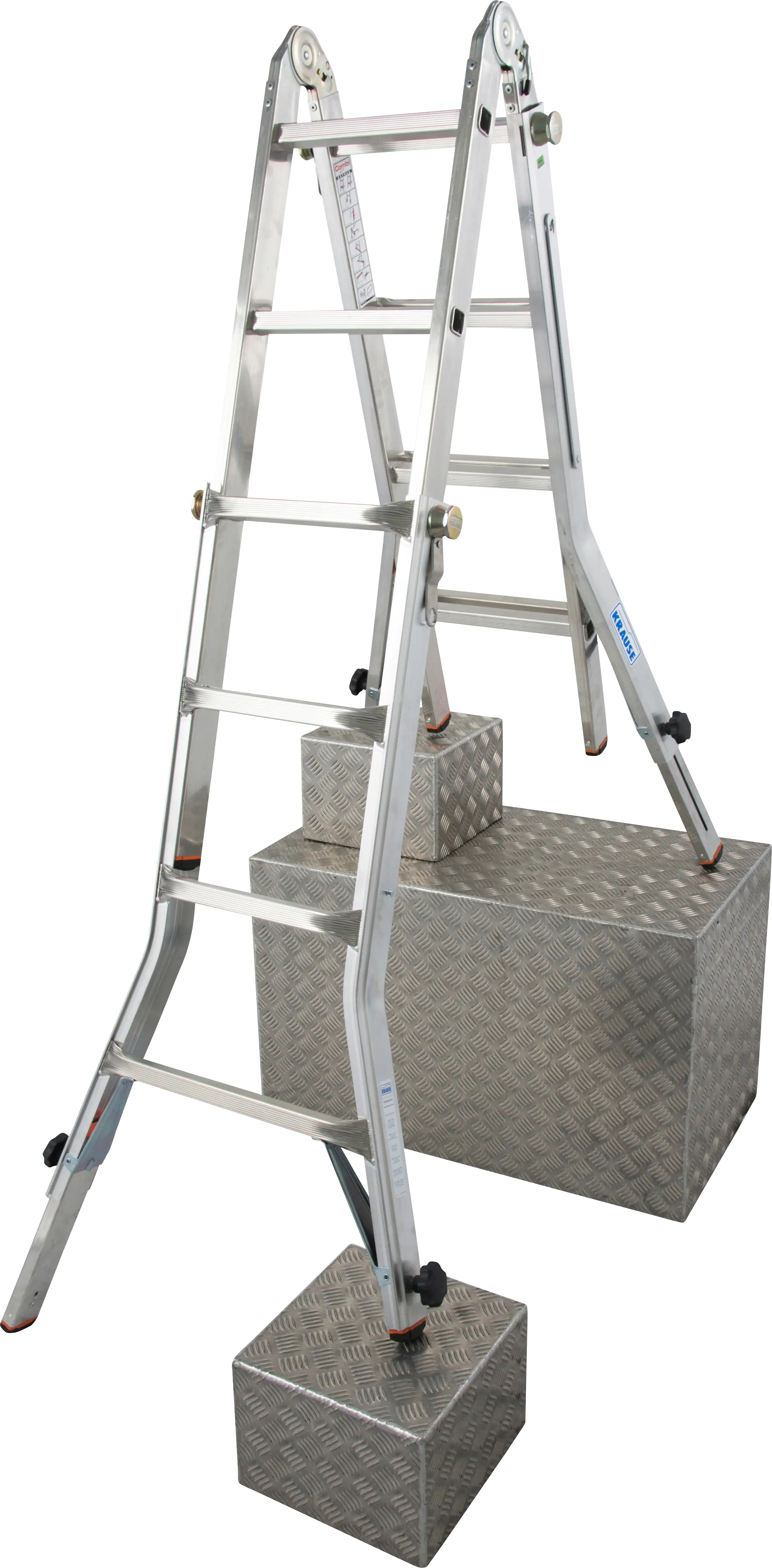 Krause Aluminium-Teleskopleiter MONTO TeleVario 5 m