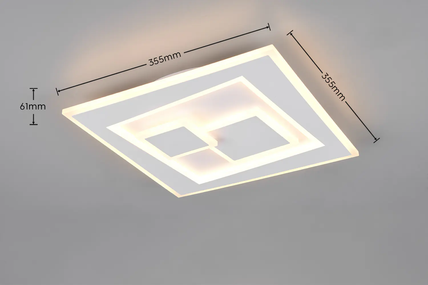 Reality LED Deckenleuchte Degas 34W weiß warmweiß-kaltweiß