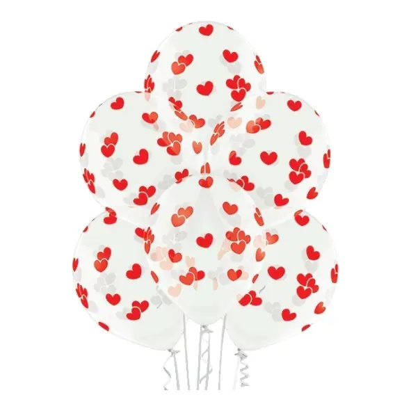 Luftballons Herzen rot Latex 10 Stück Luftballons Herzen rot Latex 10 Stück