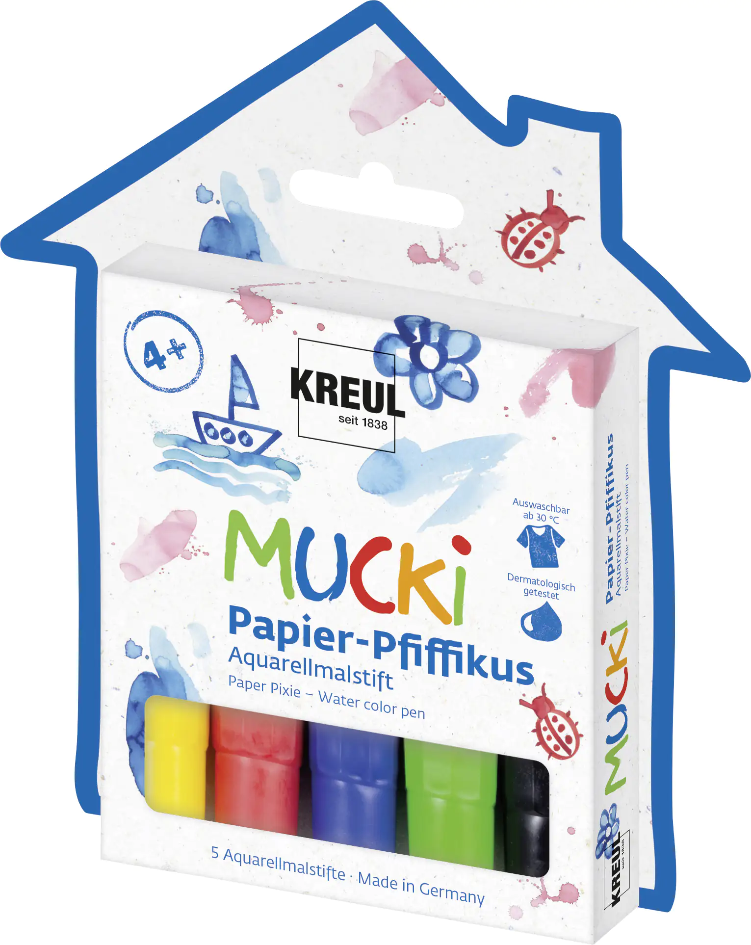 Kreul Papier-Pfiffikus Aquarellmalstift 5er Set