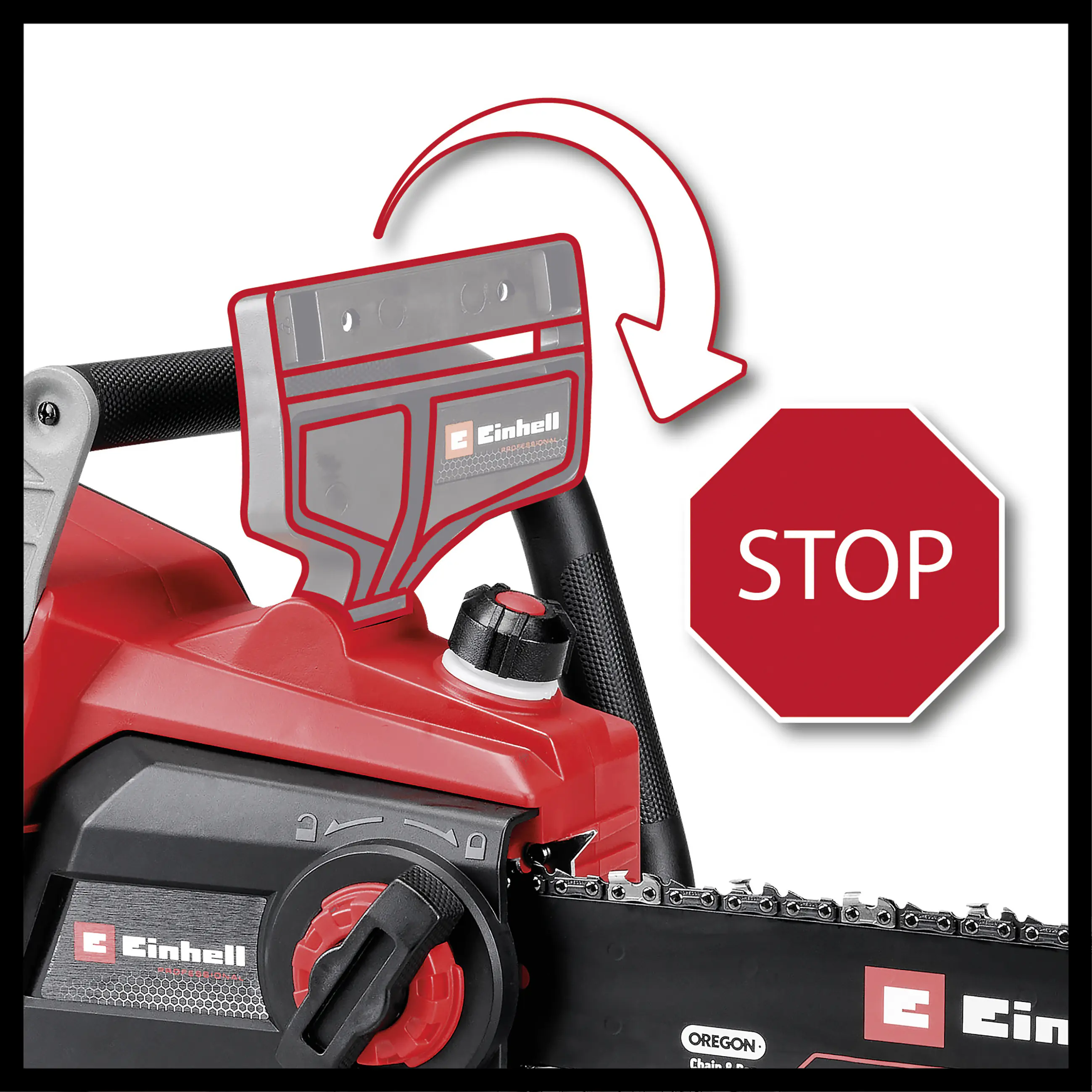 Einhell Akku-Kettensäge GP-LC 36/40 Li BL-Solo 40 cm Schwertlänge ohne Akku und Ladegerät