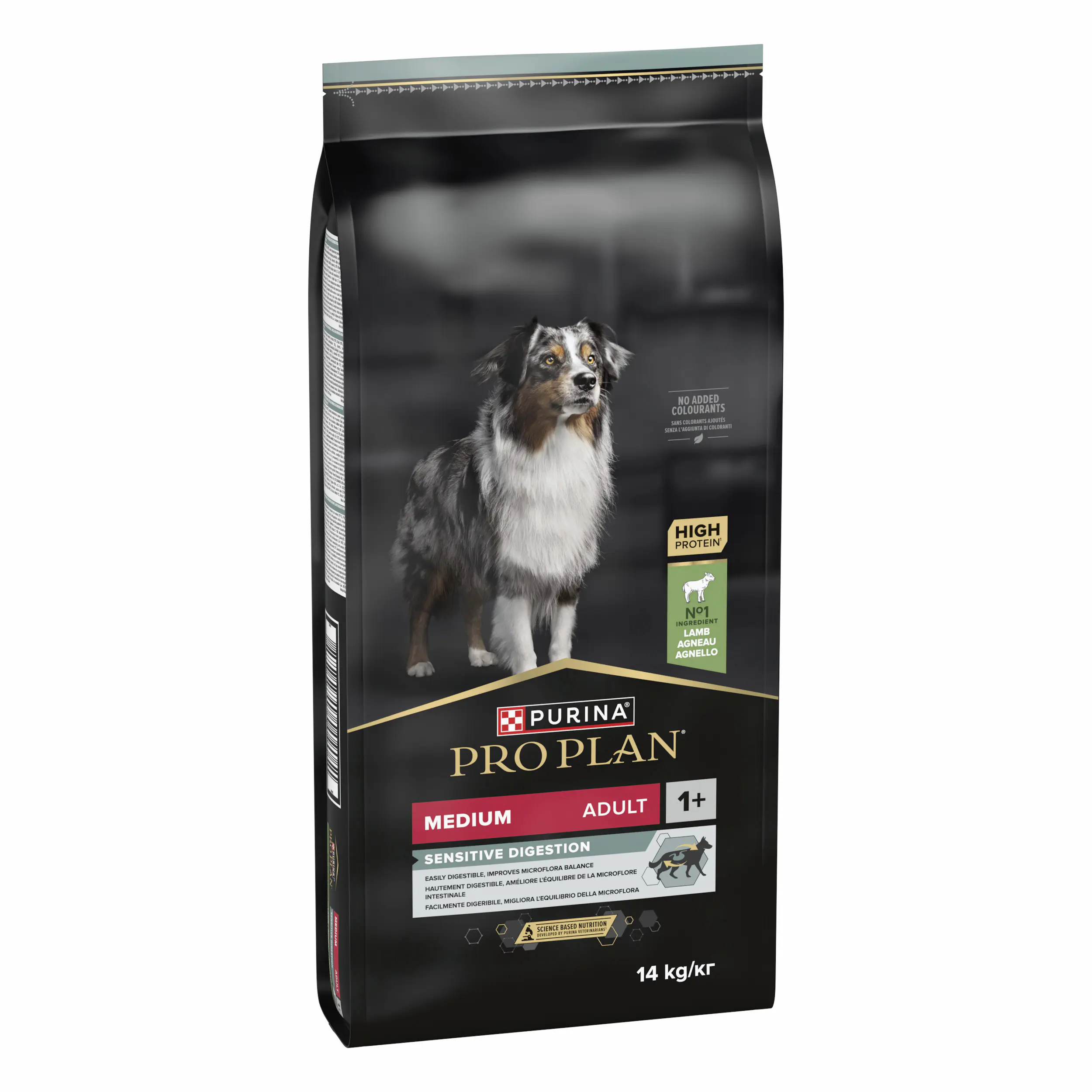 Purina Pro Hundetrockenfutter Adult Medium 14 kg Lamm & Reis