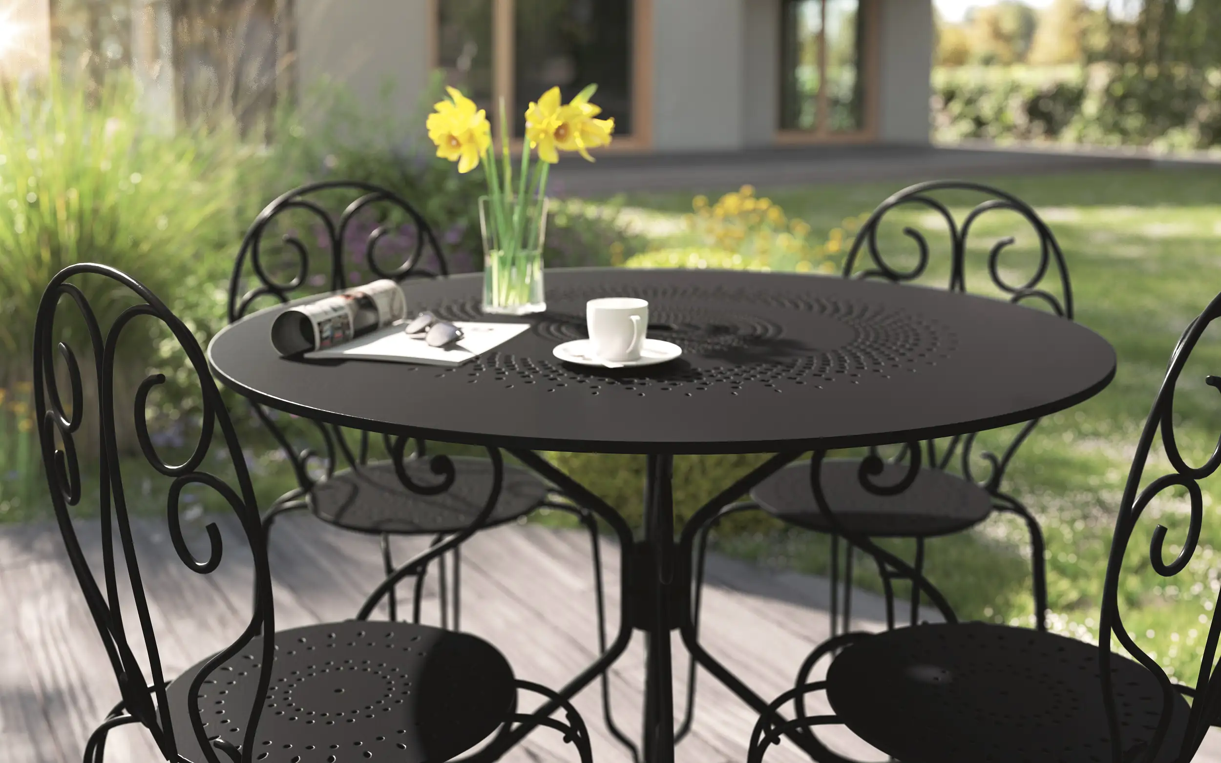 Alpina Metallschutz-Lack Anti-Rost 750 ml schwarz matt