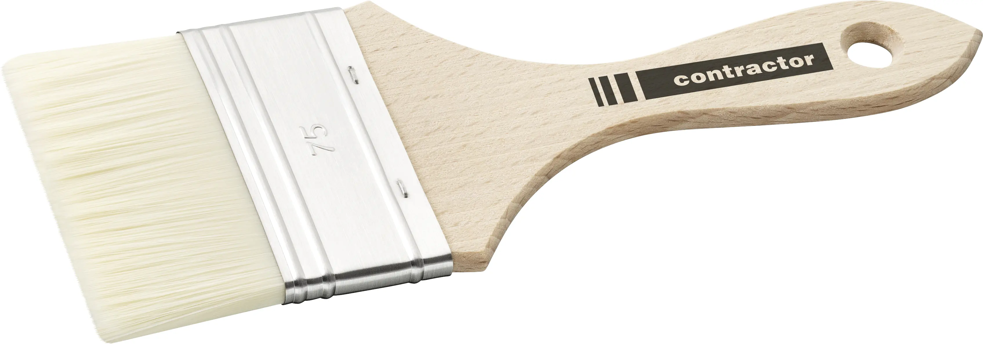 Color Expert Flachpinsel Finish-Borste 75 mm weiß