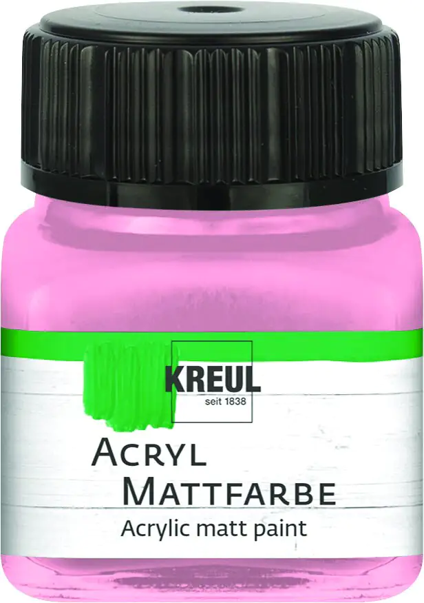 Kreul Acryl Mattfarbe pastellrosa 20 ml