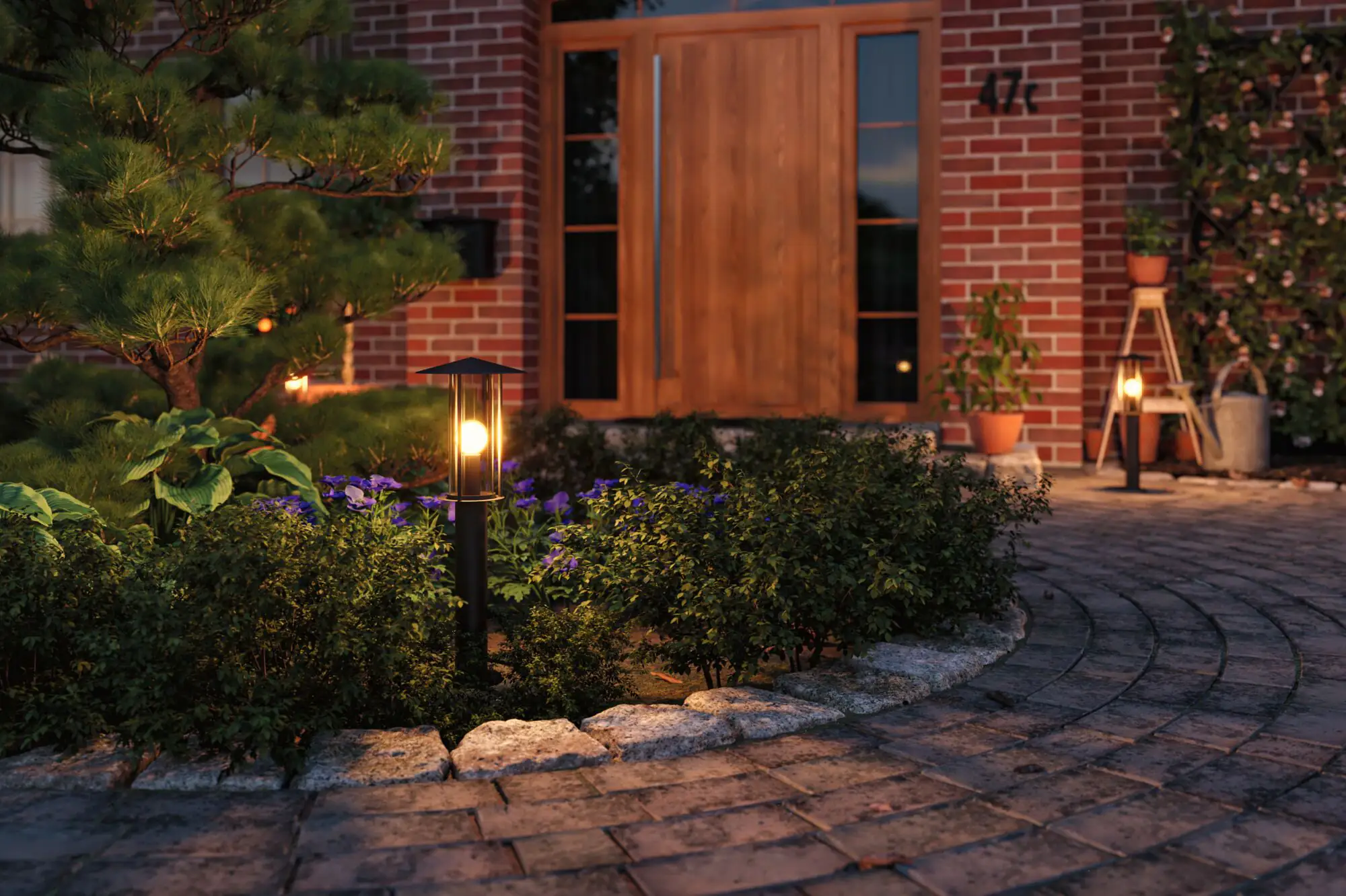 Paulmann Pollerleuchte Classic insect friendly schwarz 50 x 17,3 cm