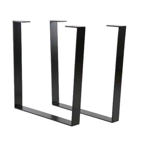 Primaster Tischgestell U-Form schwarz 71 x 70 cm