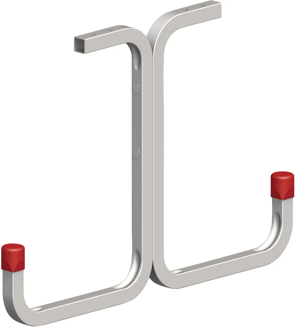 alfer T-Deckenhaken 410 mm 410 x 295 x 200 mm Stahl verzinkt Kappe rot