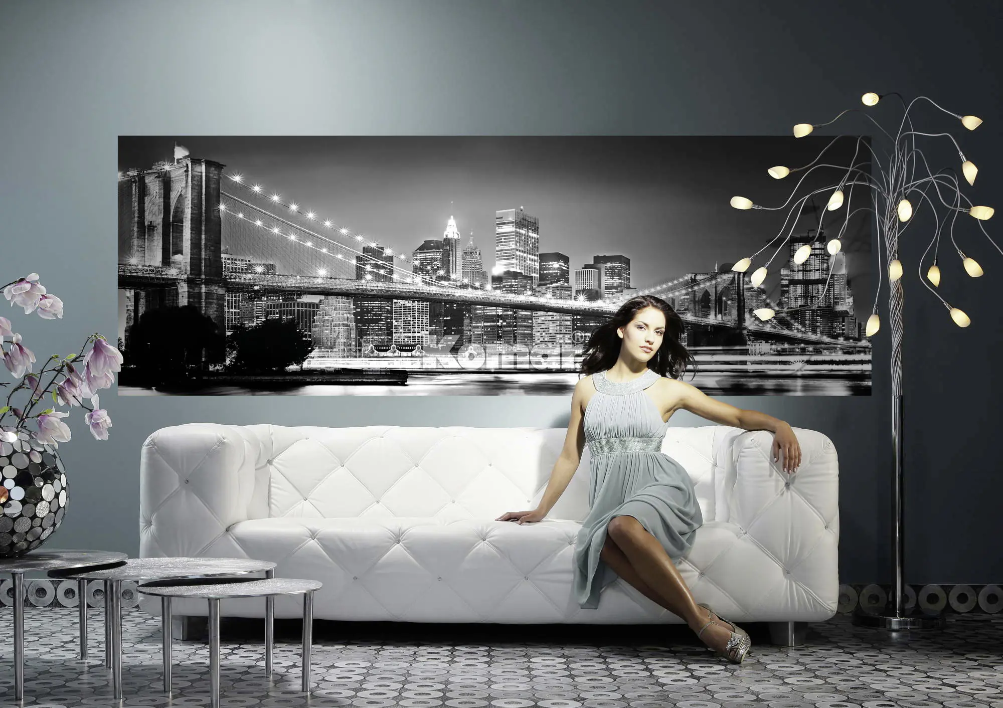 Komar Fototapete Brooklyn Bridge 368 x 127 cm 