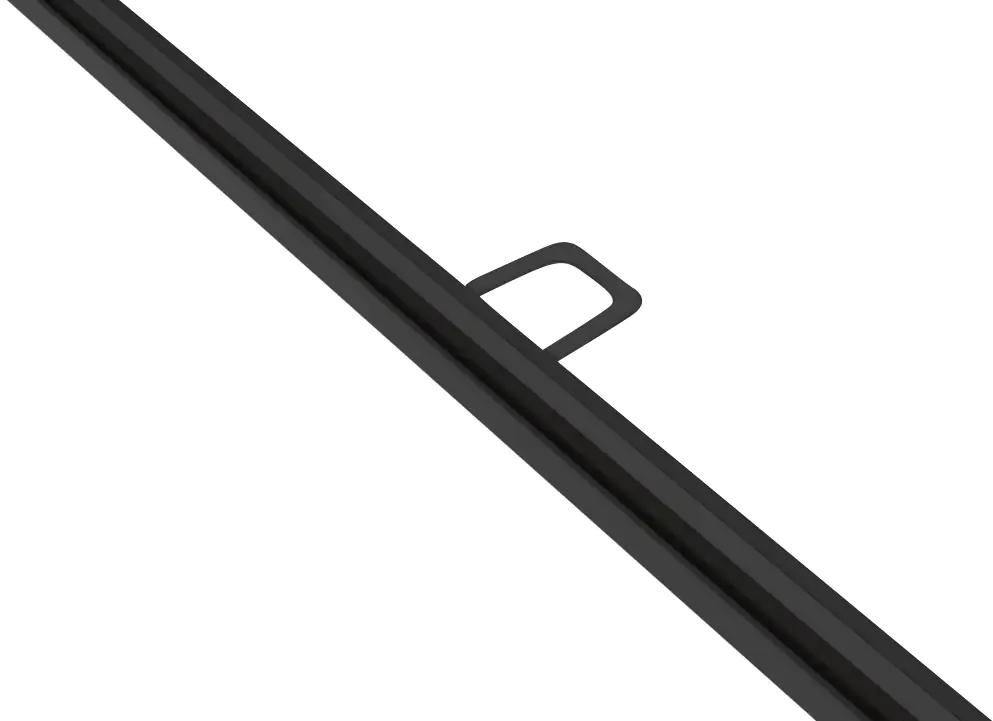 TrendLine Fliegenschutz-Fenster 120 x 150 cm schwarz/anthrazit kürzbar