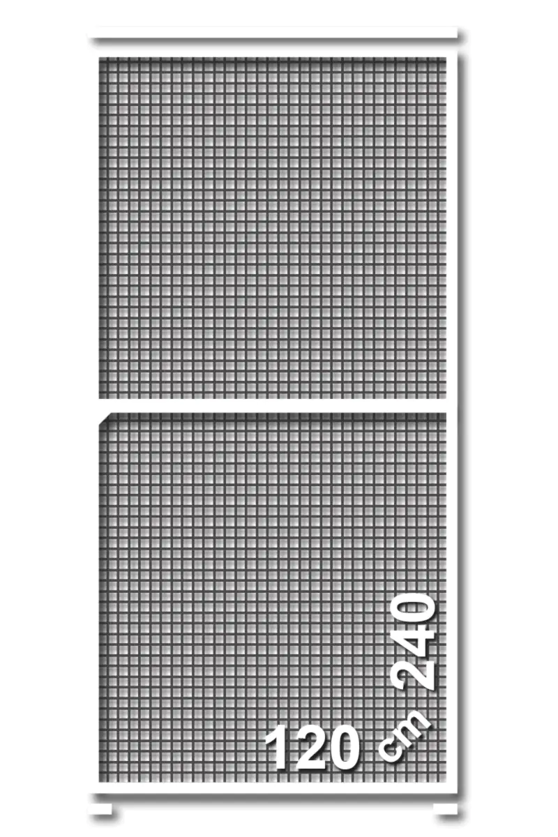 Schellenberg Fliegenschutz Schiebetür 120 x 240 cm anthrazit/weiß kürzbar