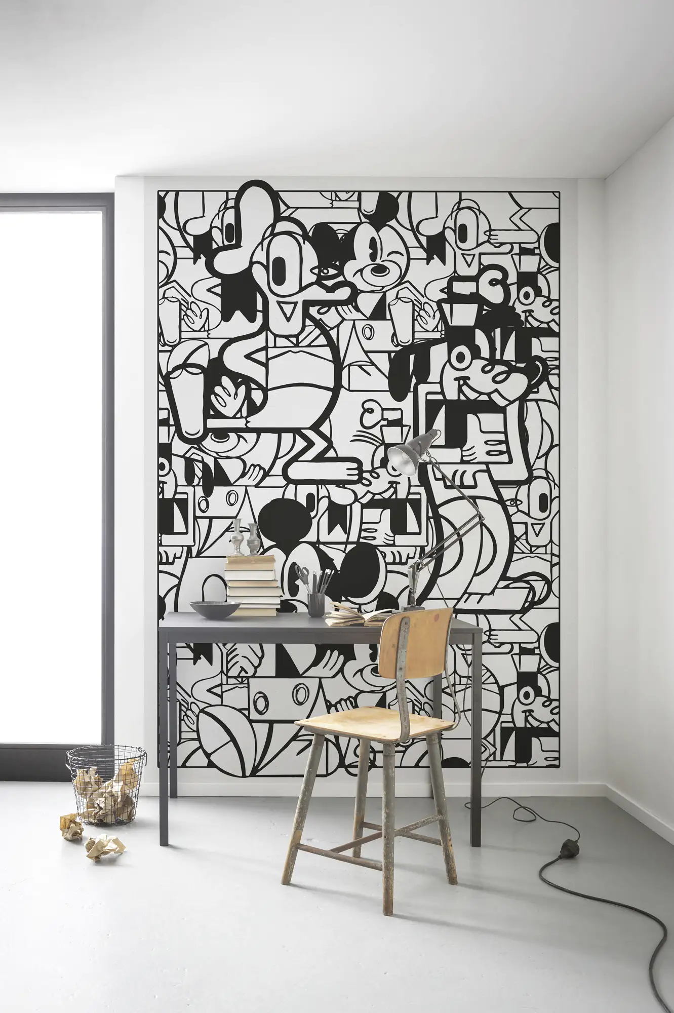 Komar Vlies Fototapete Mickey Constructive 200 x 280 cm 