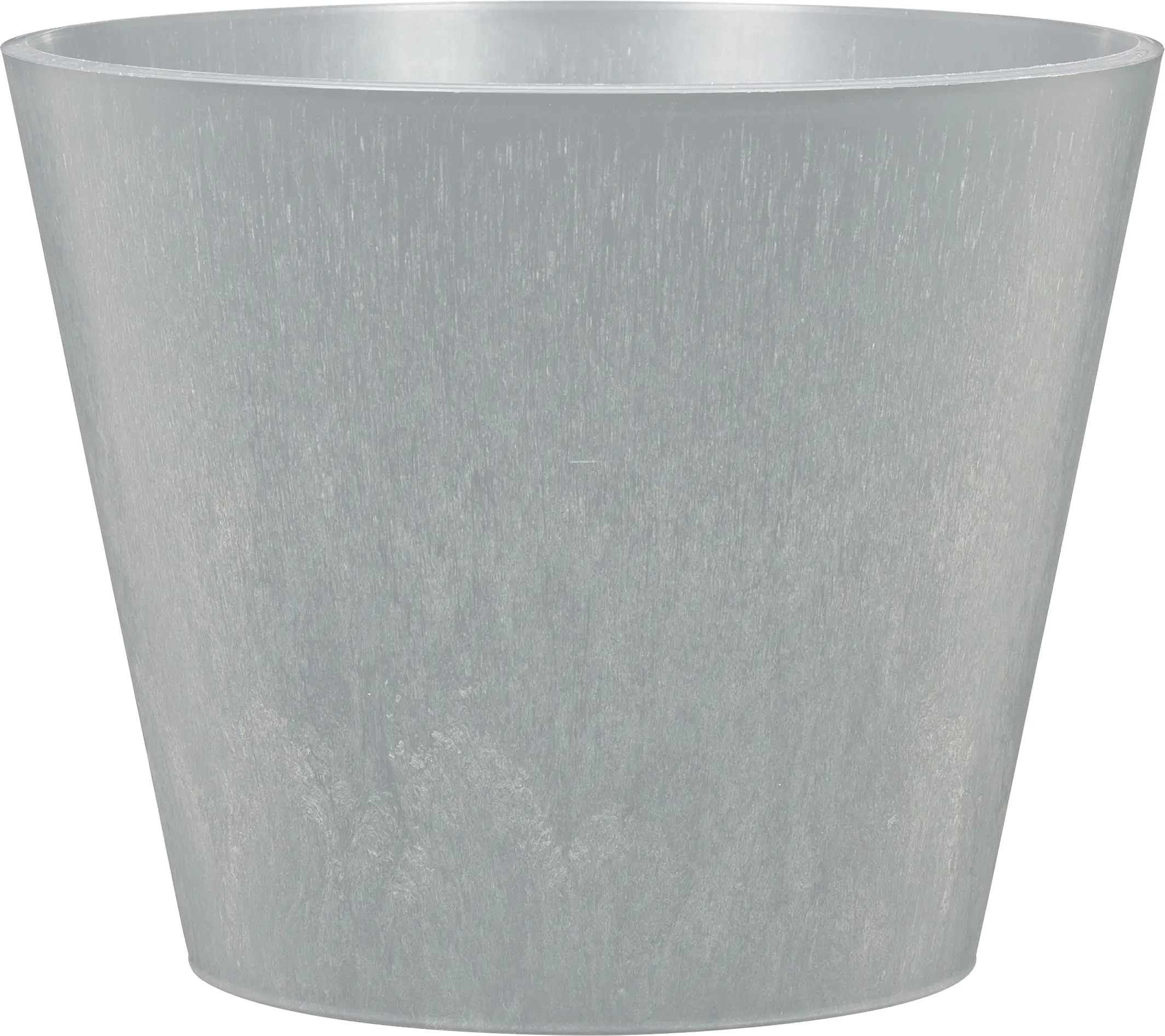Scheurich Pflanzgefäß Purista Ø 30 x 24,2 cm silber grau-concrete