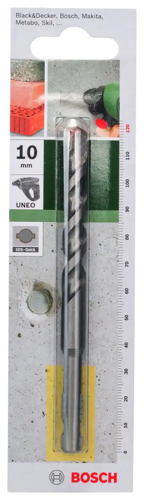 Bosch Betonbohrer SDS Quick 120 mm Ø 10 für Uneo