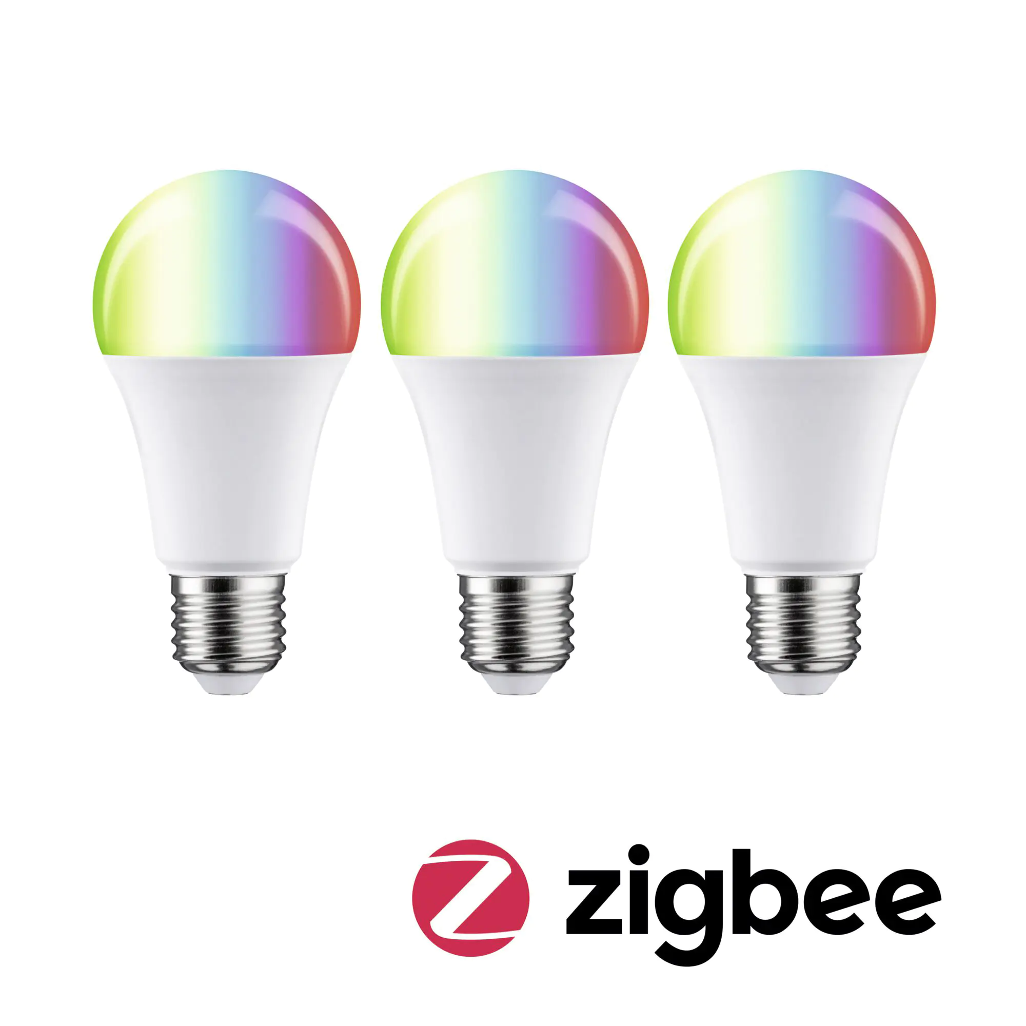 Paulmann LED Leuchtmittel ZigBee E27 11 W RGBW 3er-Pack Paulmann LED Leuchtmittel ZigBee E27 11 W RGBW 3er-Pack