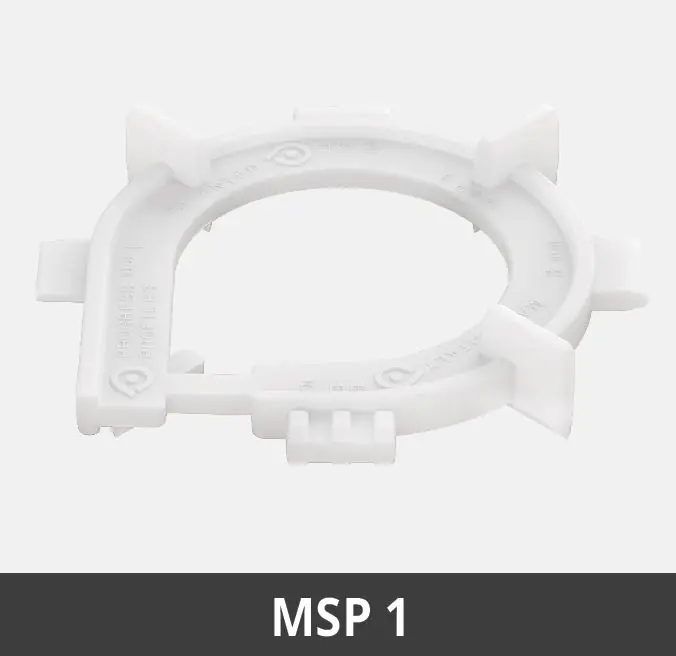 Fugenkreuz für Feinsteinzeug 3in1 Multispacer weiß - 100 Stk.