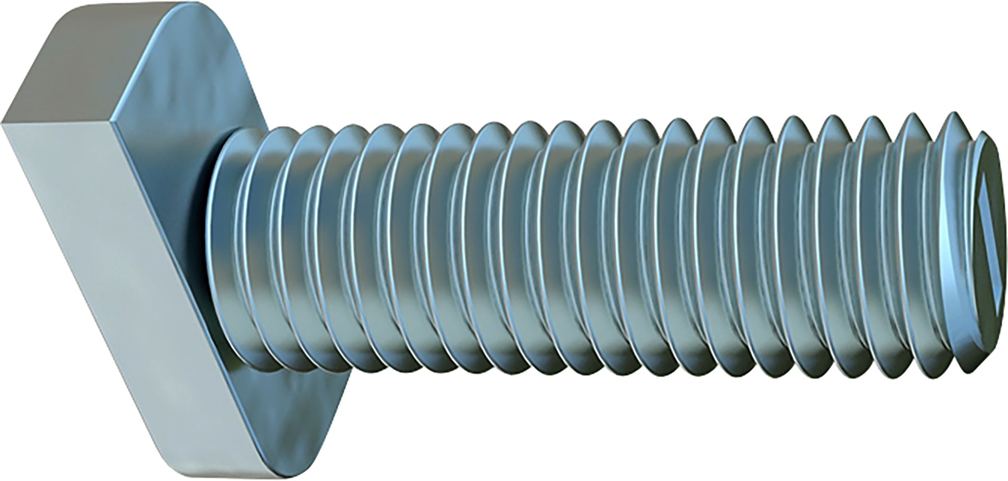 HSI Hammerkopfschrauben rostfrei M10 x 25 mm - 50 Stück Edelstahl A2