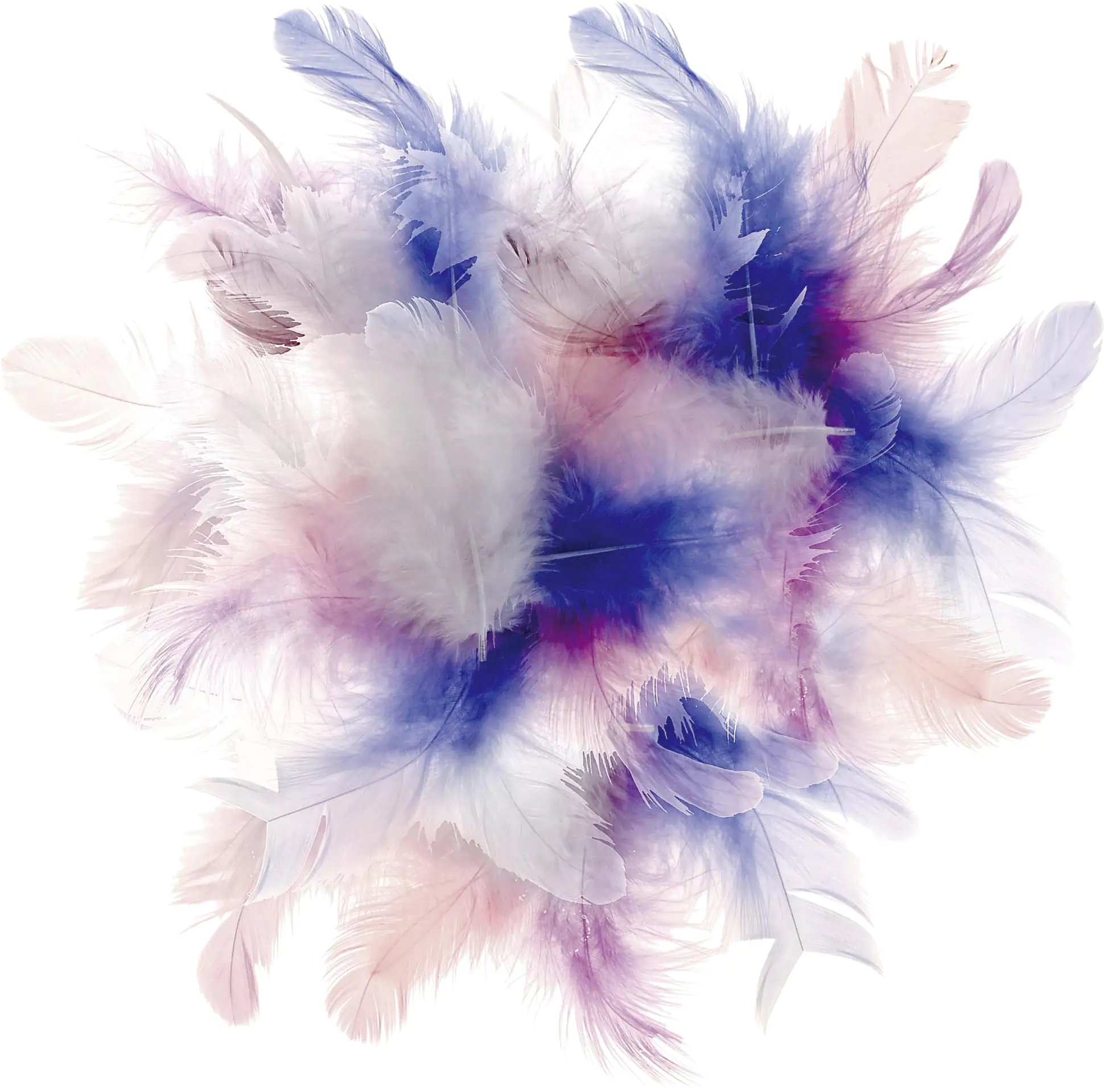 7610877505091 Glorex Deco-Federn pastell Mix ca. 30 Stück