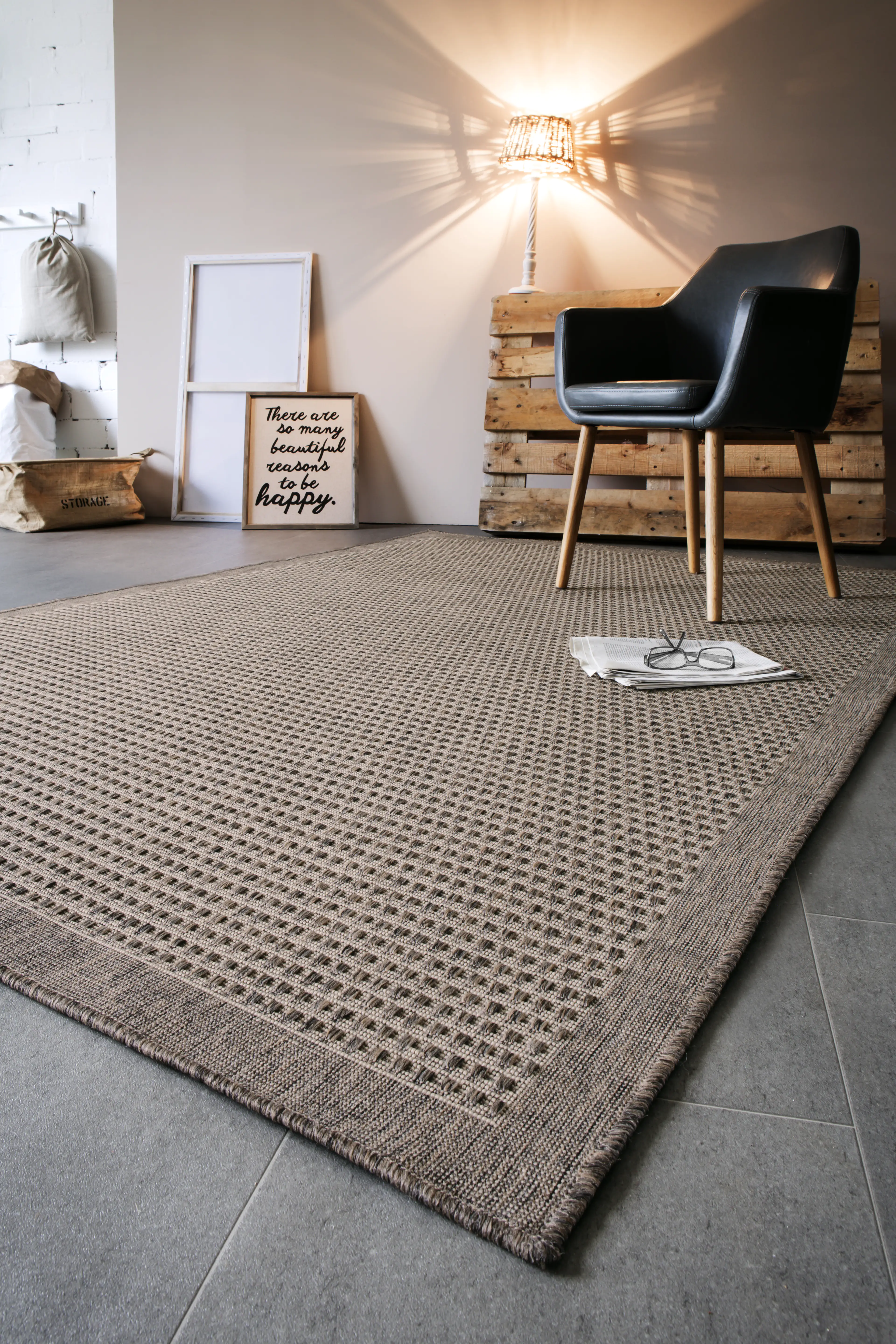 Andiamo Teppich Savannah braun, 57 x 110 cm