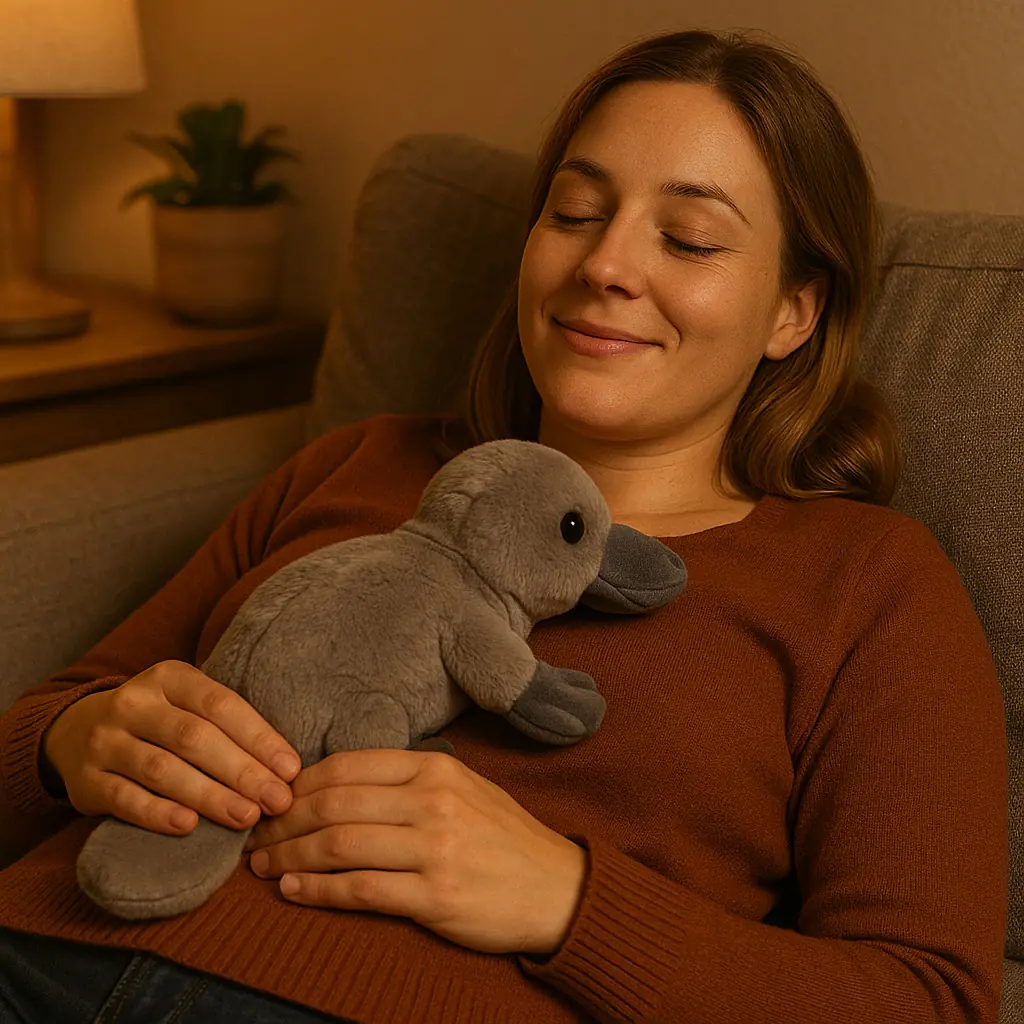 Warmies Wärmekuscheltier Schnabeltier braun  Warmies Wärmekuscheltier Schnabeltier braun